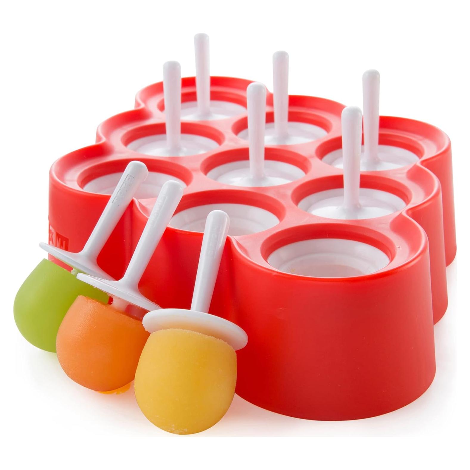 Moldes de Mini Pops ZOKU, 9 Silicona Libre BPA, 17.74 ml