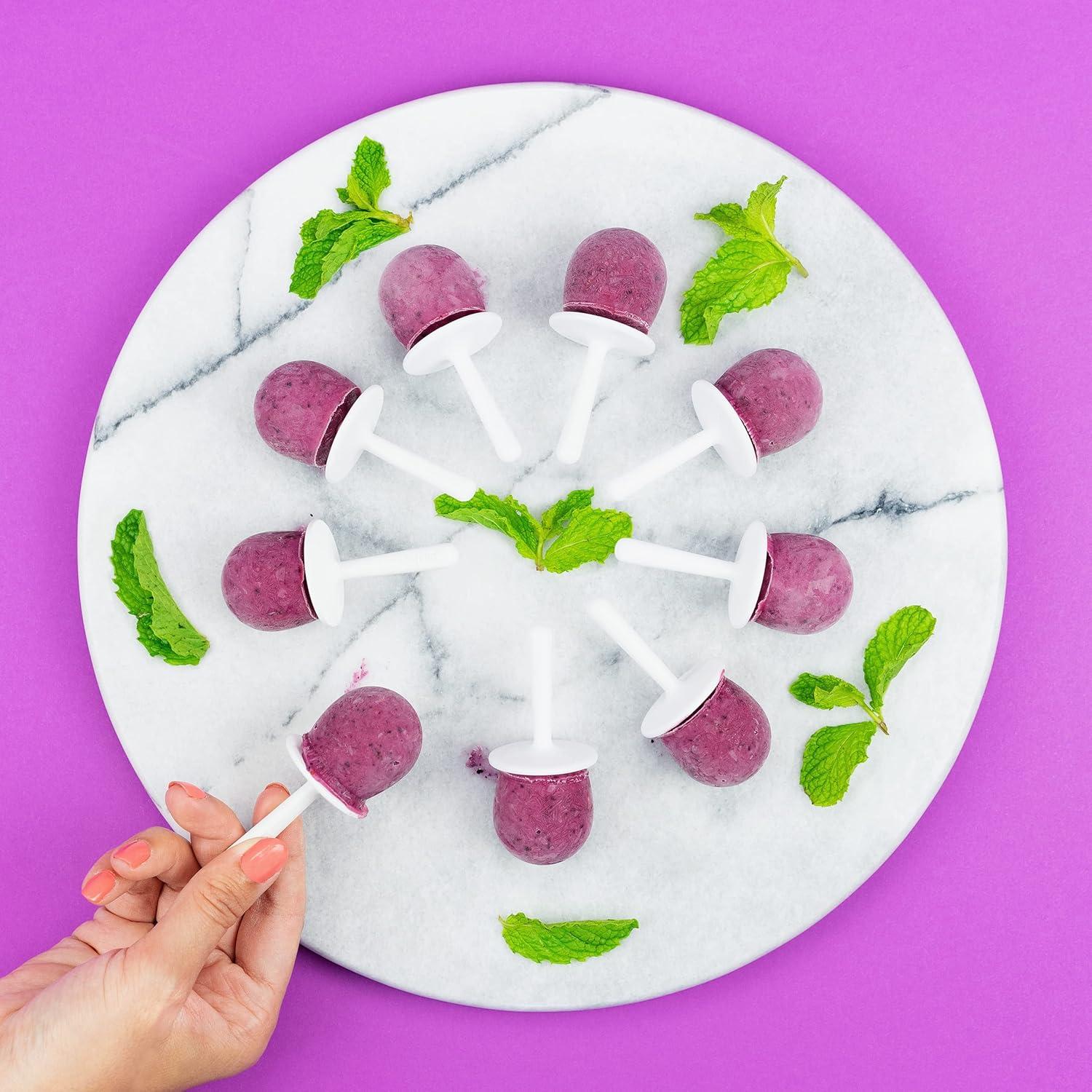 Moldes de Mini Pops ZOKU, 9 Silicona Libre BPA, 17.74 ml