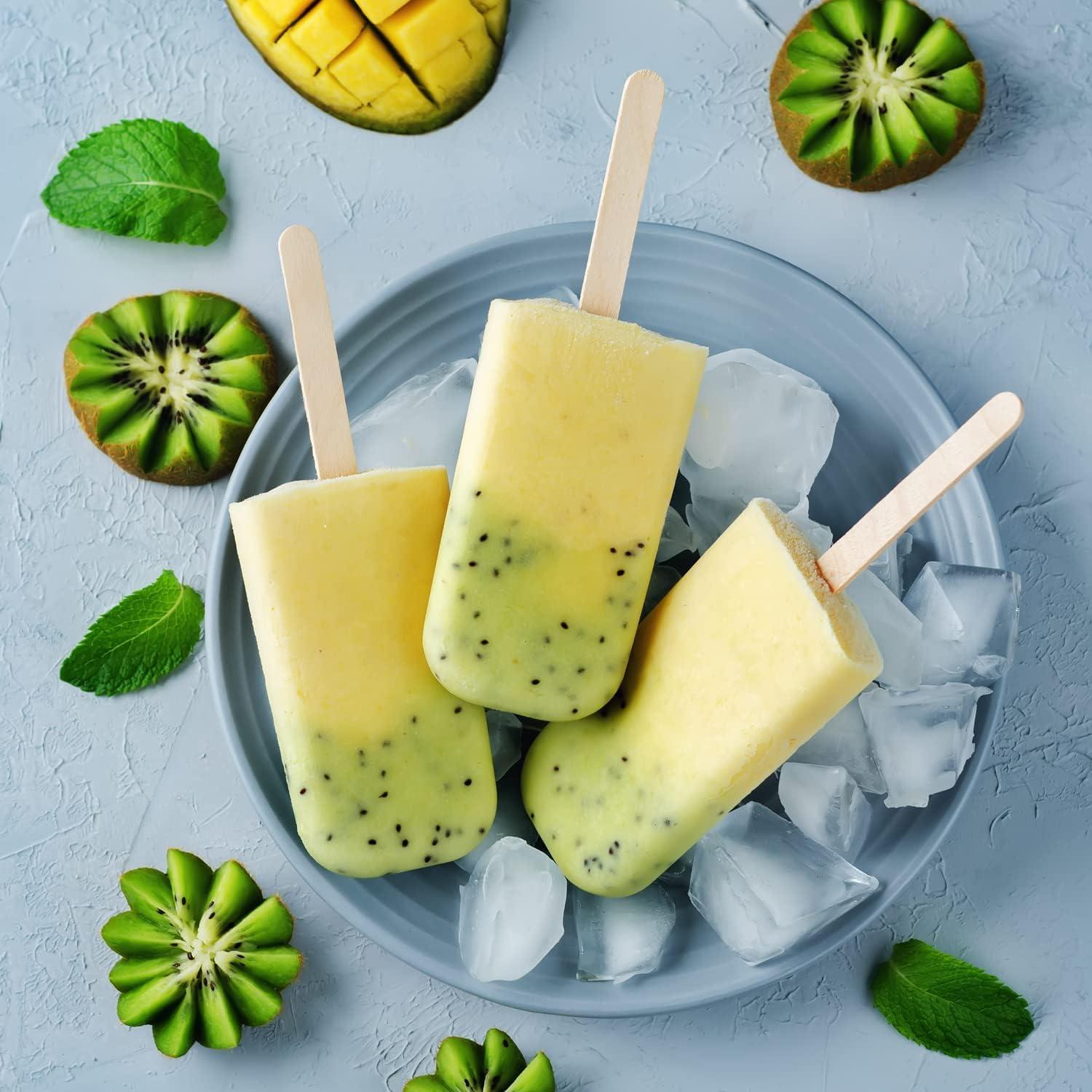 Moldes de Paletas de Silicona Bangp 6 Piezas Azul