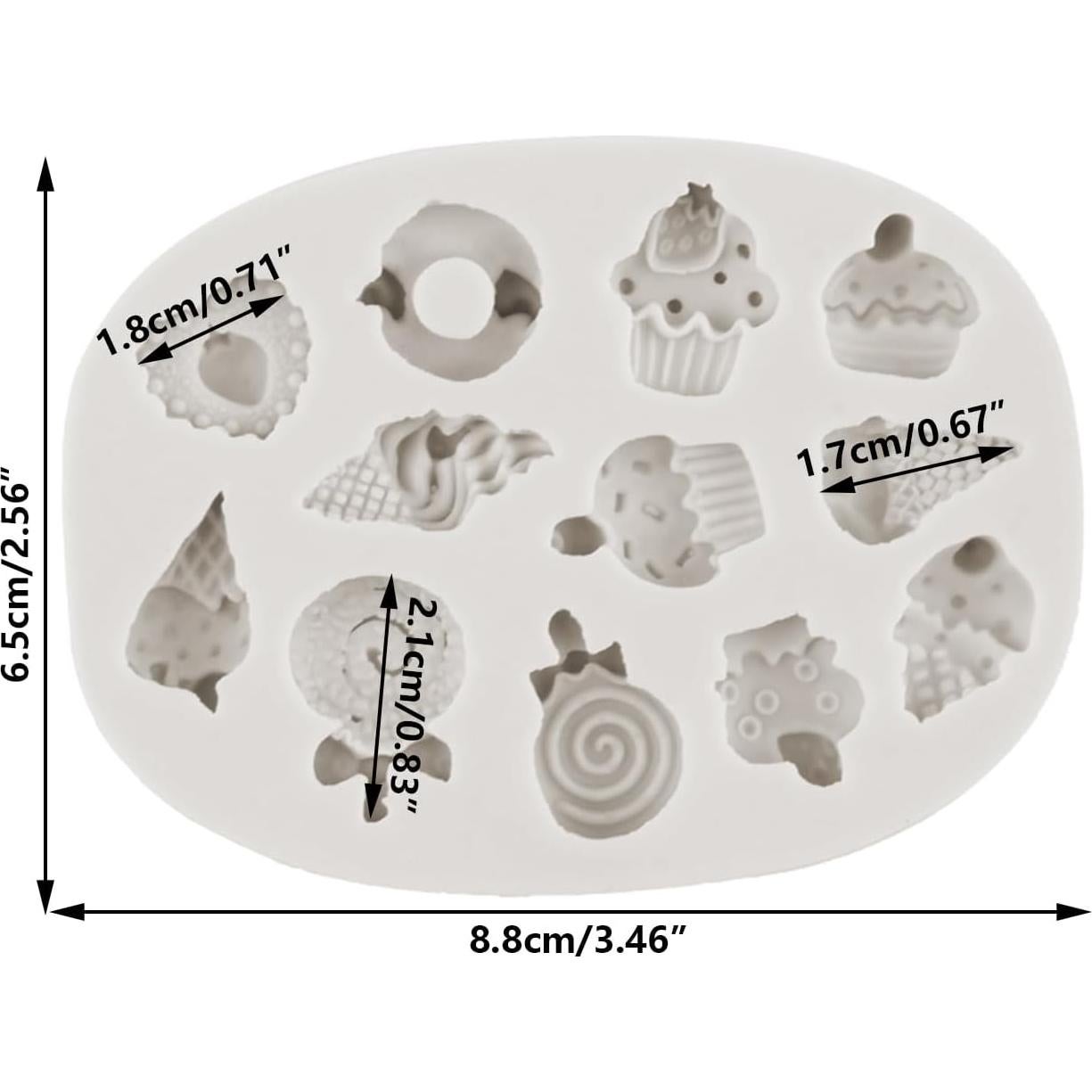 Moldes de Silicona para Helado MINFEIDMS - 8,07x7,29 cm