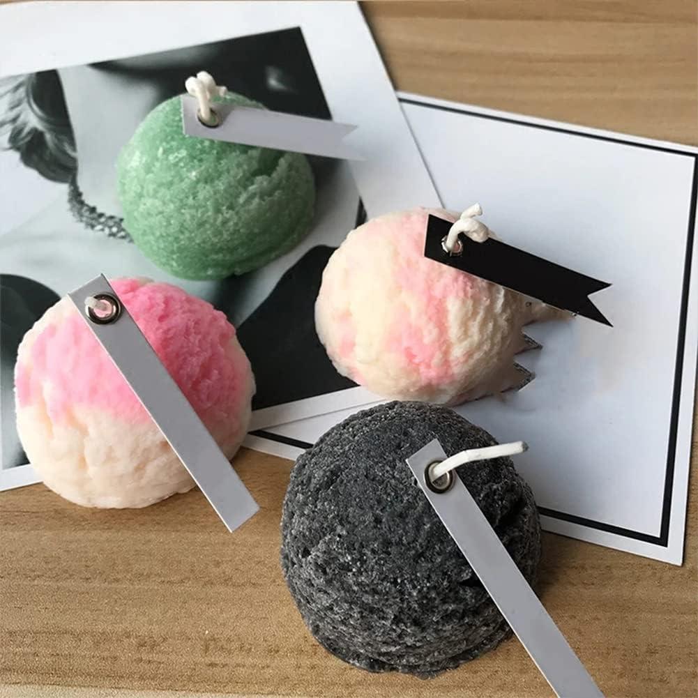 Molde de Silicona para Velas Helado 3D Arcemain - 3 Piezas