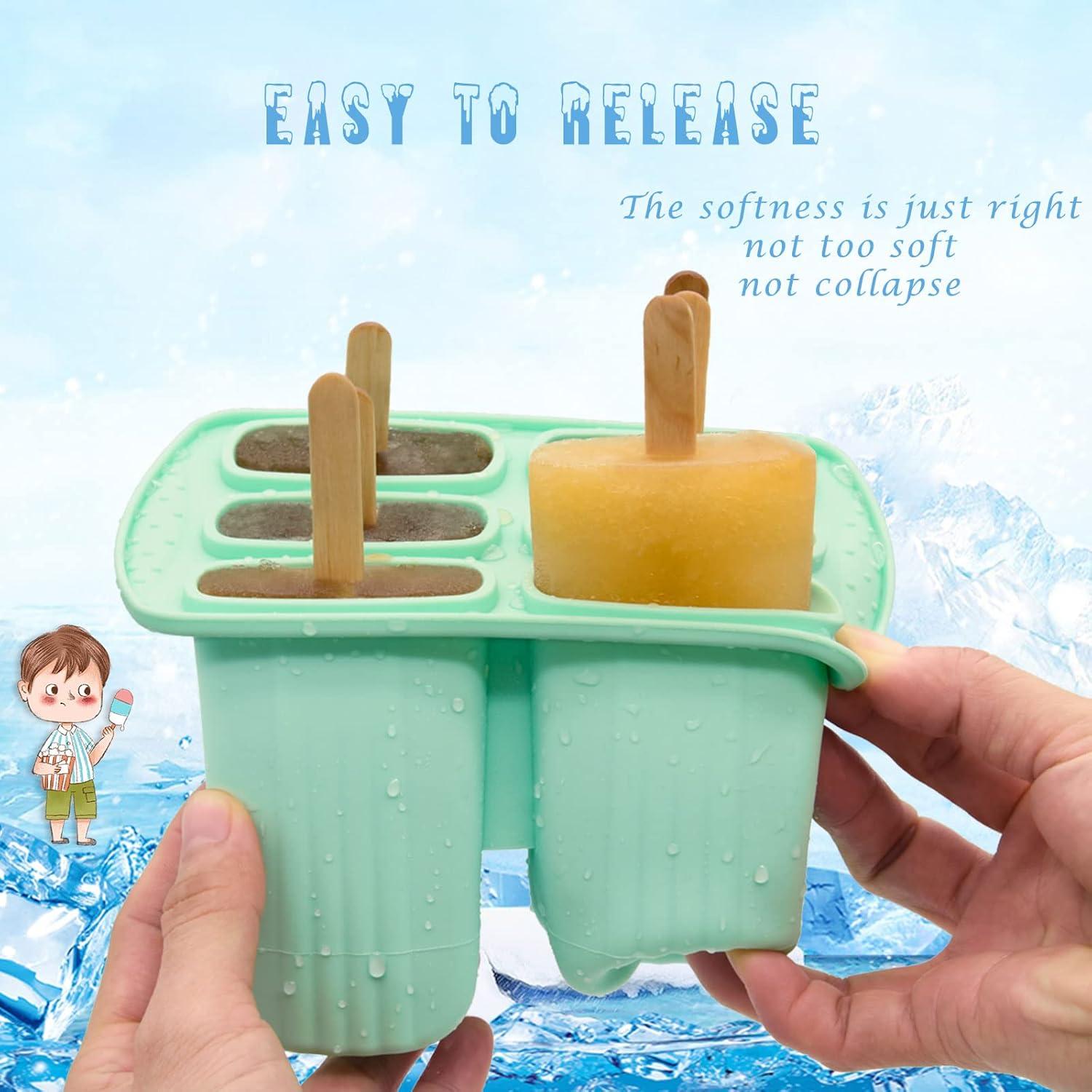 Moldes de Silicona para Paletas Bongpuda 6 Piezas Verde