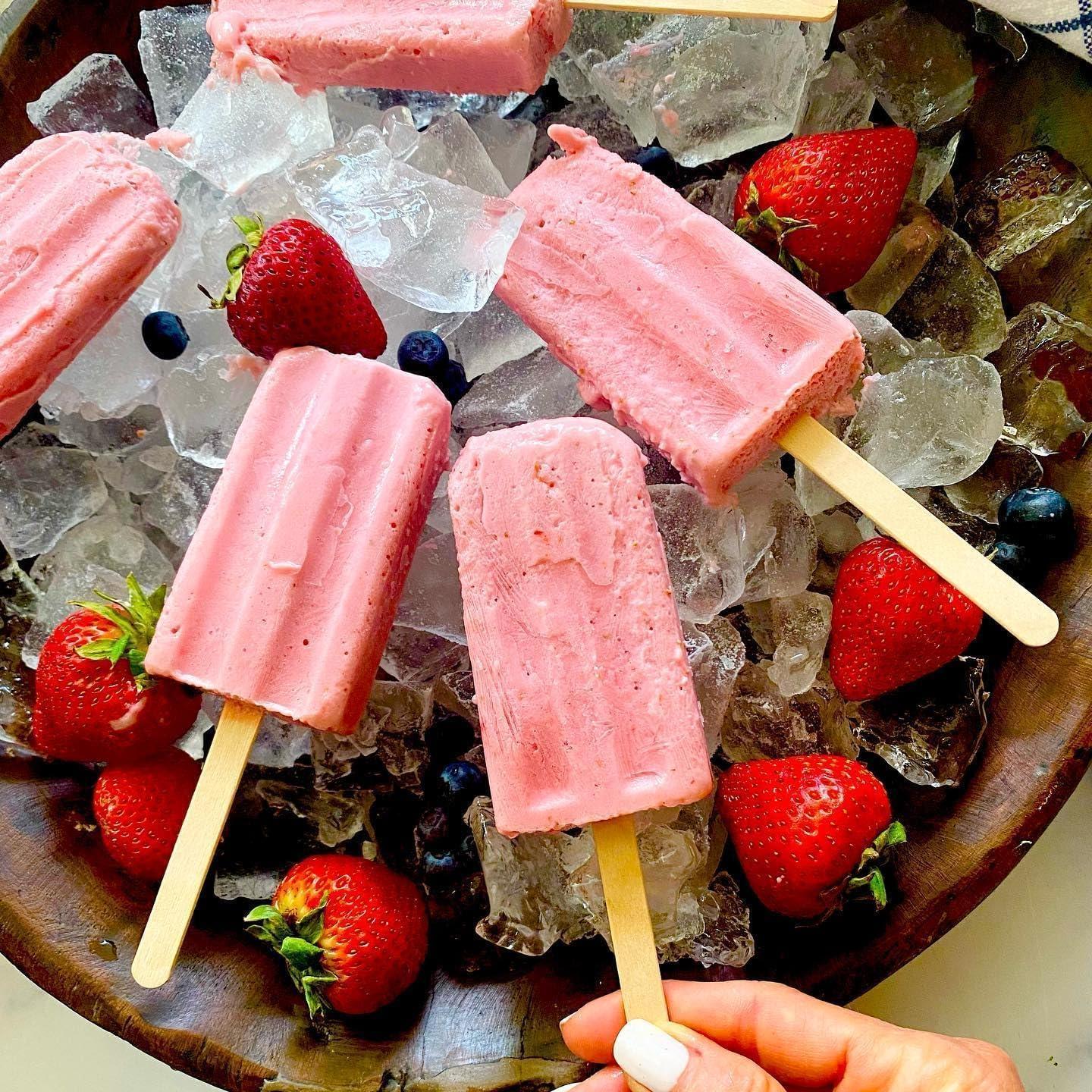 Moldes de Popsicle de Silicona Midnadiy 10 Cavidades BPA Libre