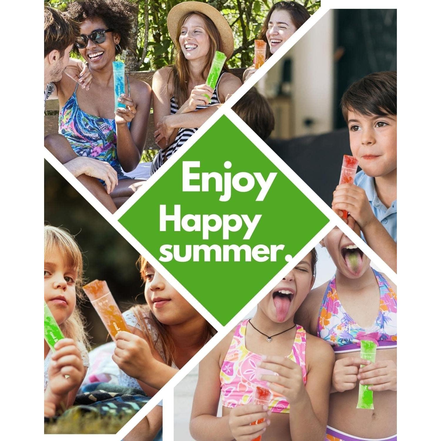 150 Bolsas de Paletas Desechables ANSMIO 20,32x5,08 cm