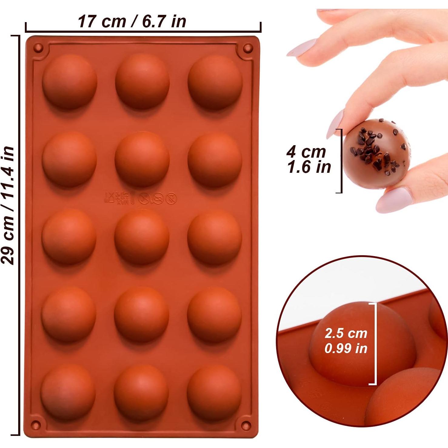 Moldes de Silicona Lerykin 15 Cavidades Antiadherentes