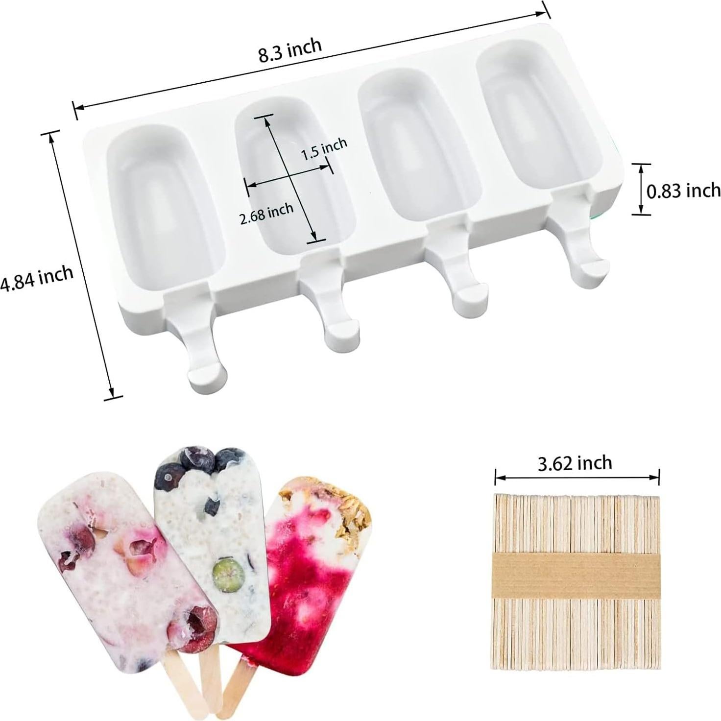 Set de 10 Moldes de Silicona para Helados Changyuanrong