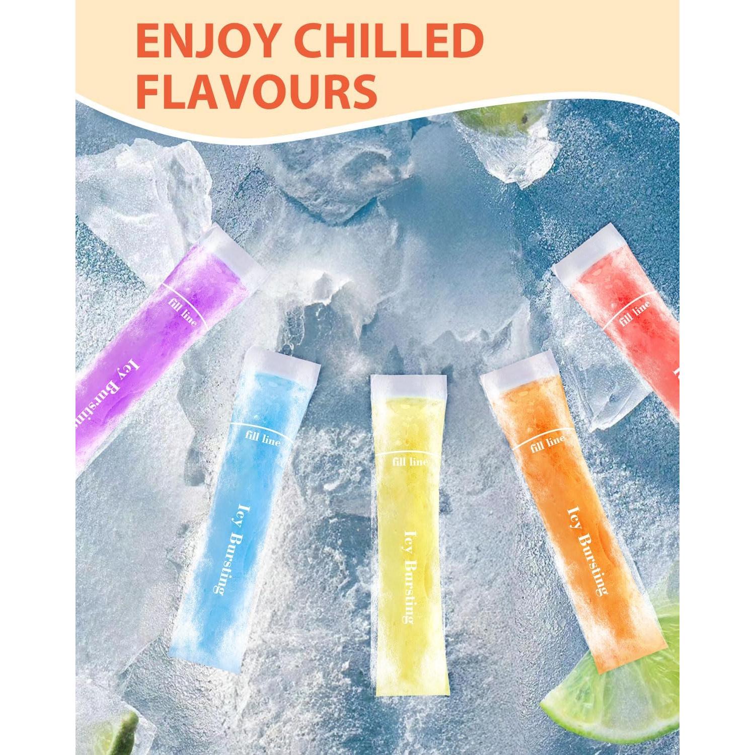 150 Bolsas Desechables Grvntot para Paletas de Hielo 236ml