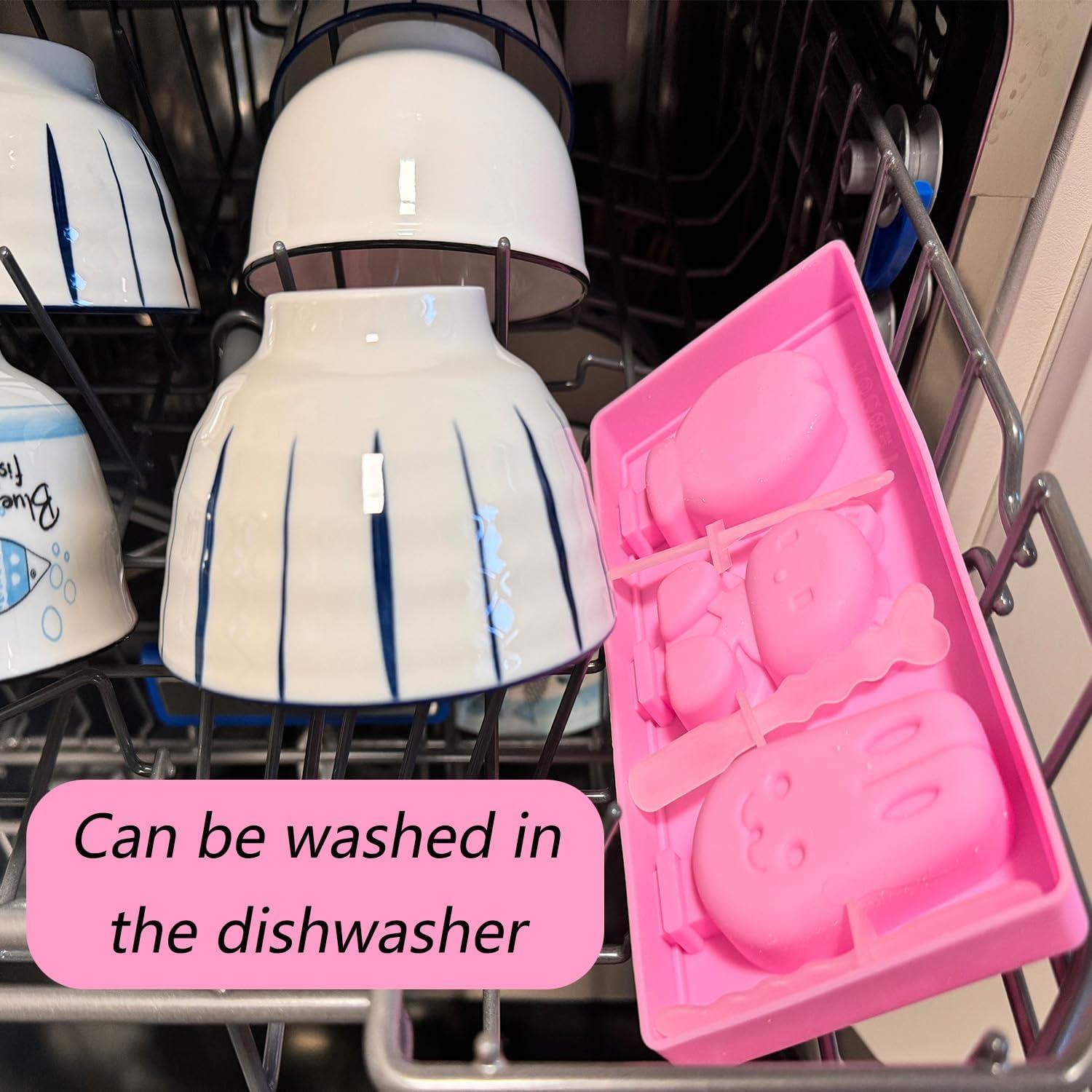 Molde de Paleta de Silicona Genérico 2 Piezas 88.72 ml