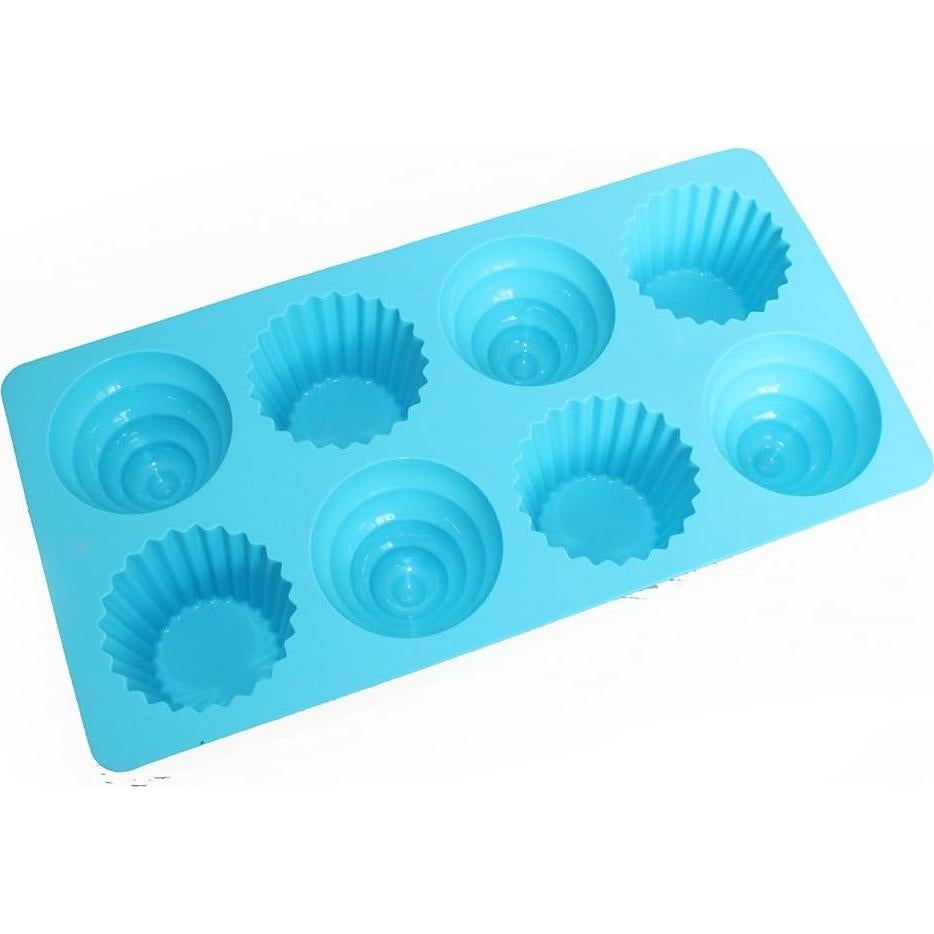 Molde de Jabón Silicona X-Haibei 8 Cavidades Cono Helado