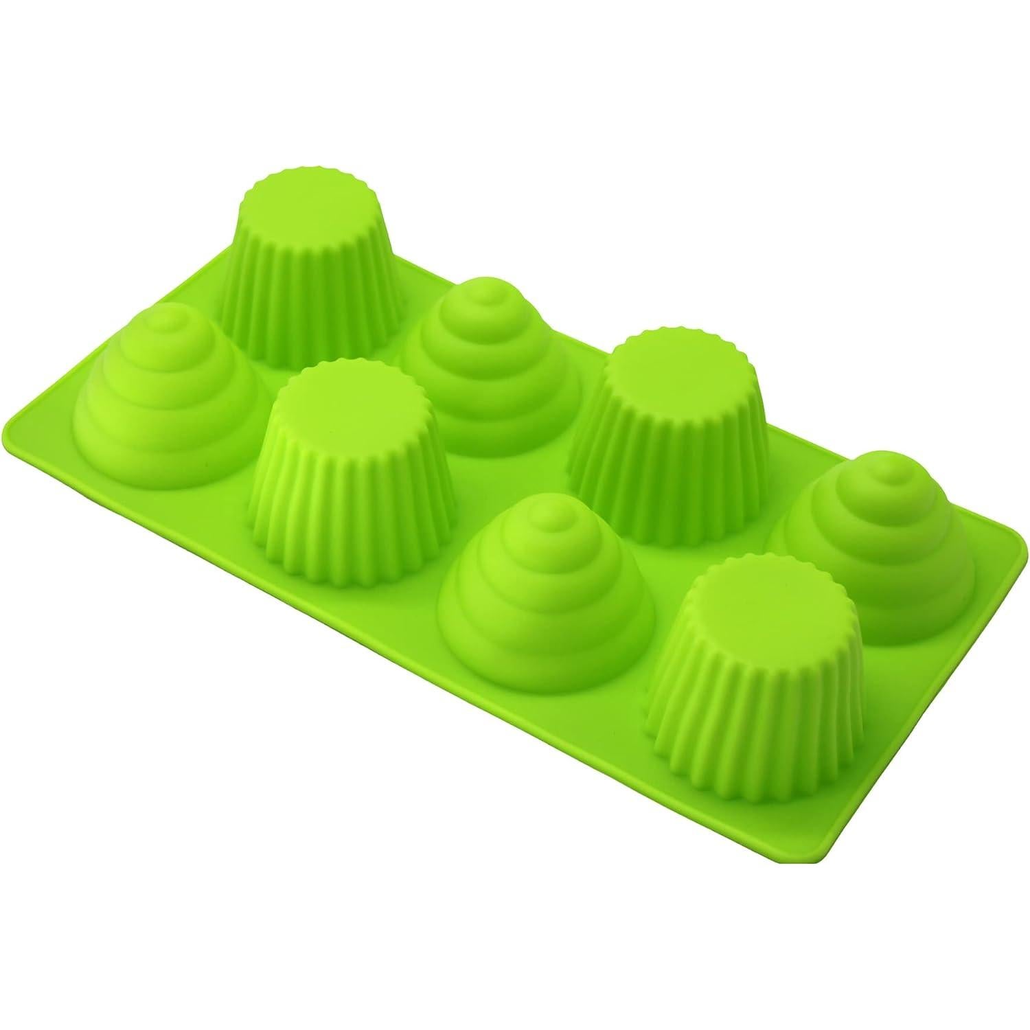 Molde de Jabón Silicona X-Haibei 8 Cavidades Cono Helado