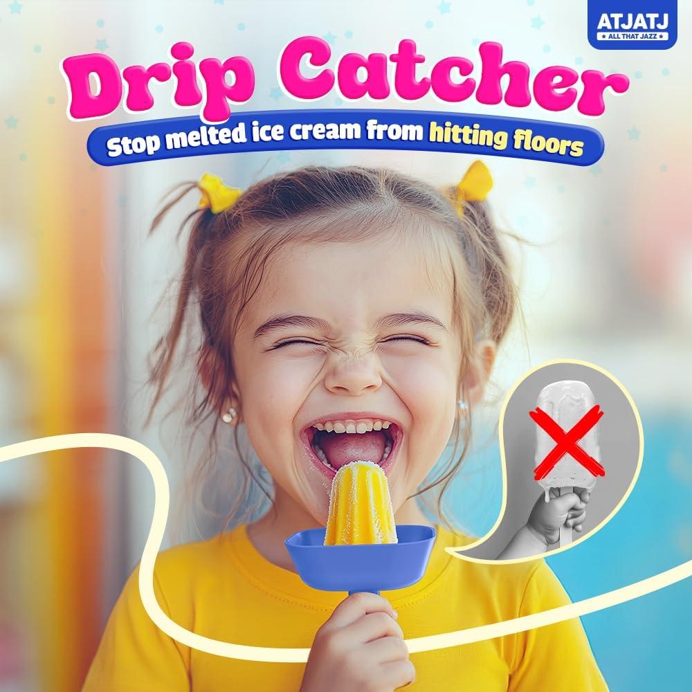 5 Soportes de Silicona para Paletas Antigoteo ATJATJ