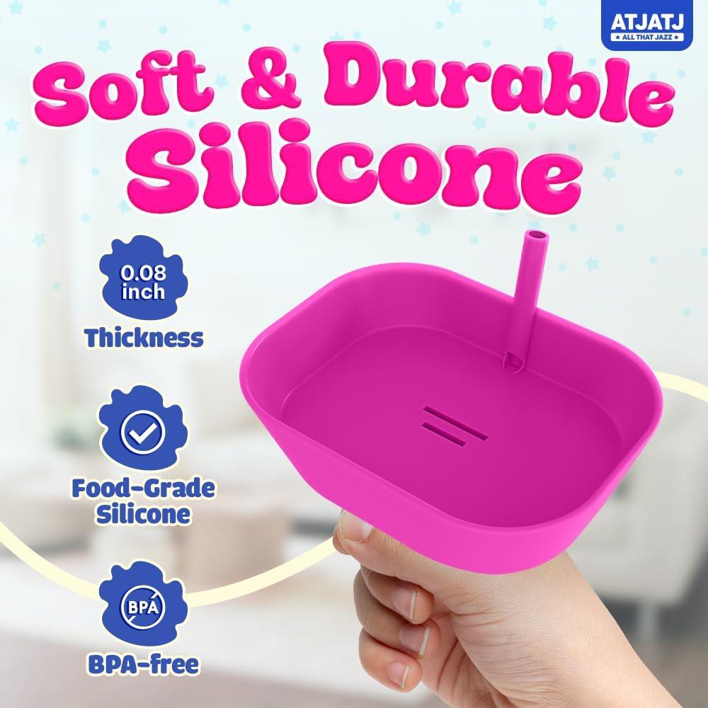 5 Soportes de Silicona para Paletas Antigoteo ATJATJ