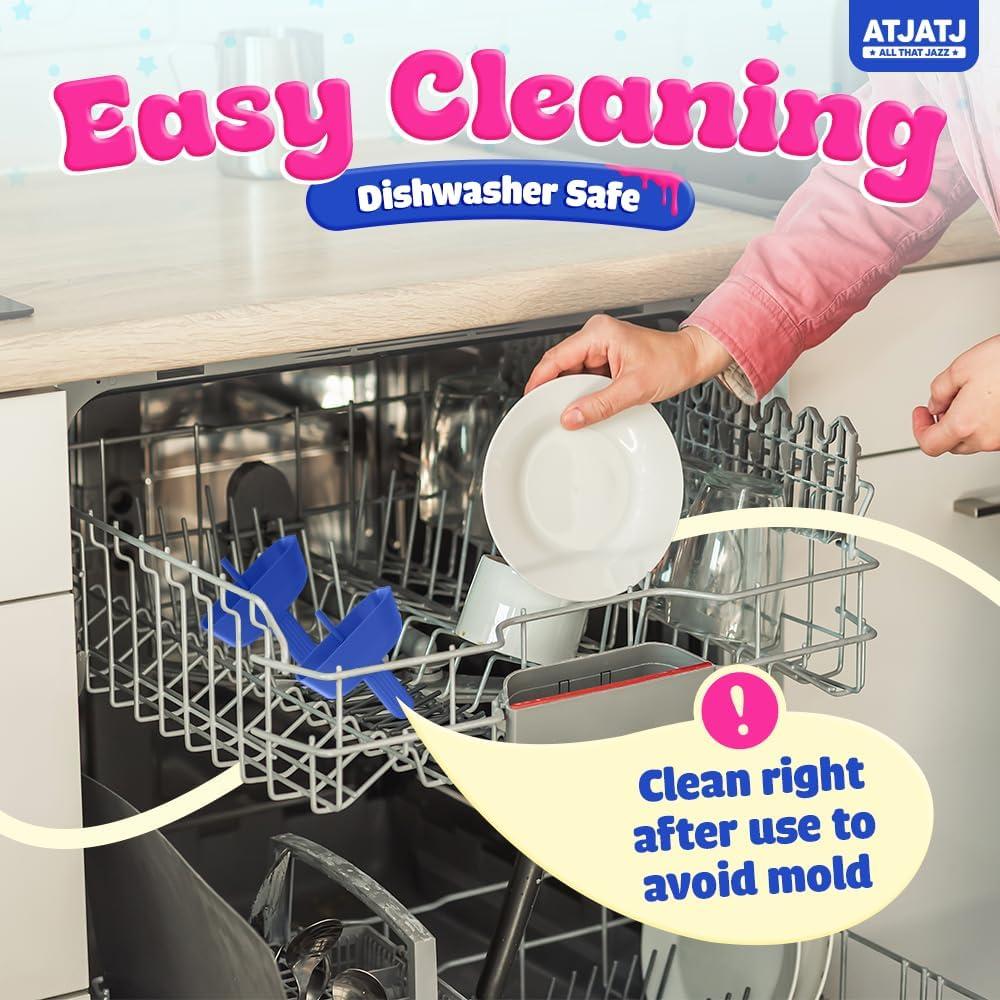 5 Soportes de Silicona para Paletas Antigoteo ATJATJ