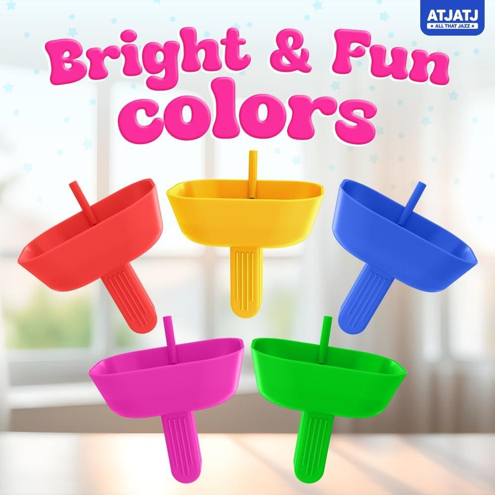 5 Soportes de Silicona para Paletas Antigoteo ATJATJ