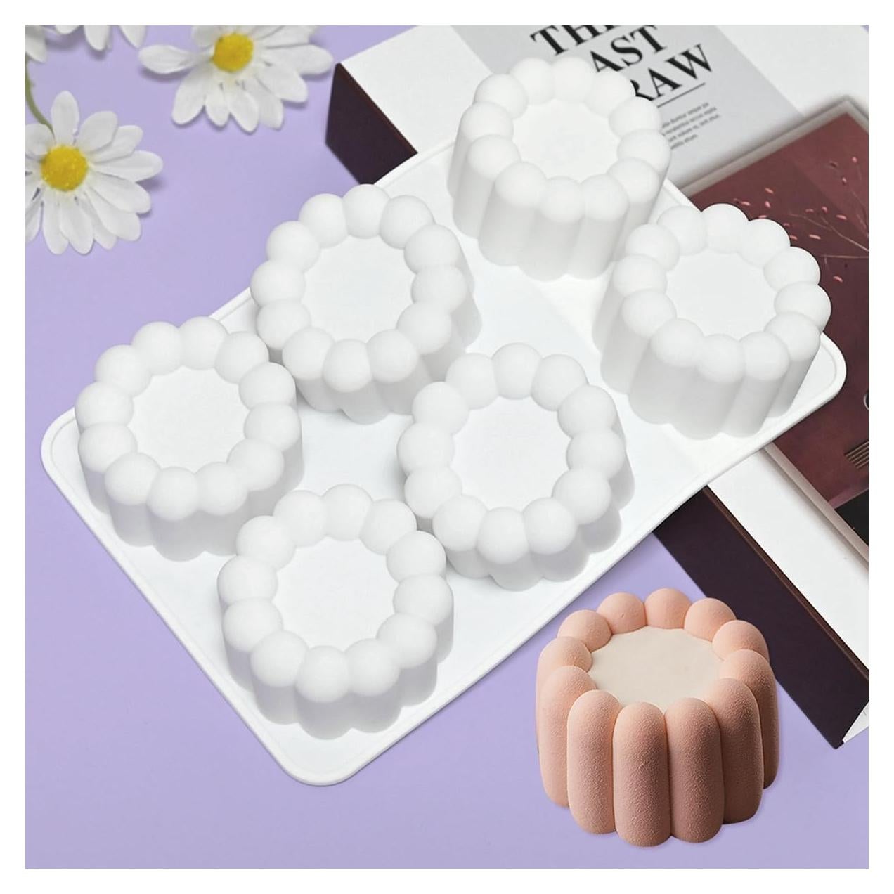 Molde de Silicona para Mousse Mostsom A_ Flor 21.96x14.48cm