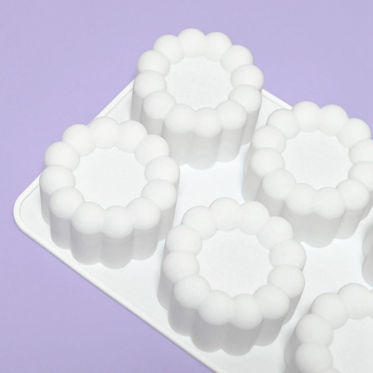 Molde de Silicona para Mousse Mostsom A_ Flor 21.96x14.48cm