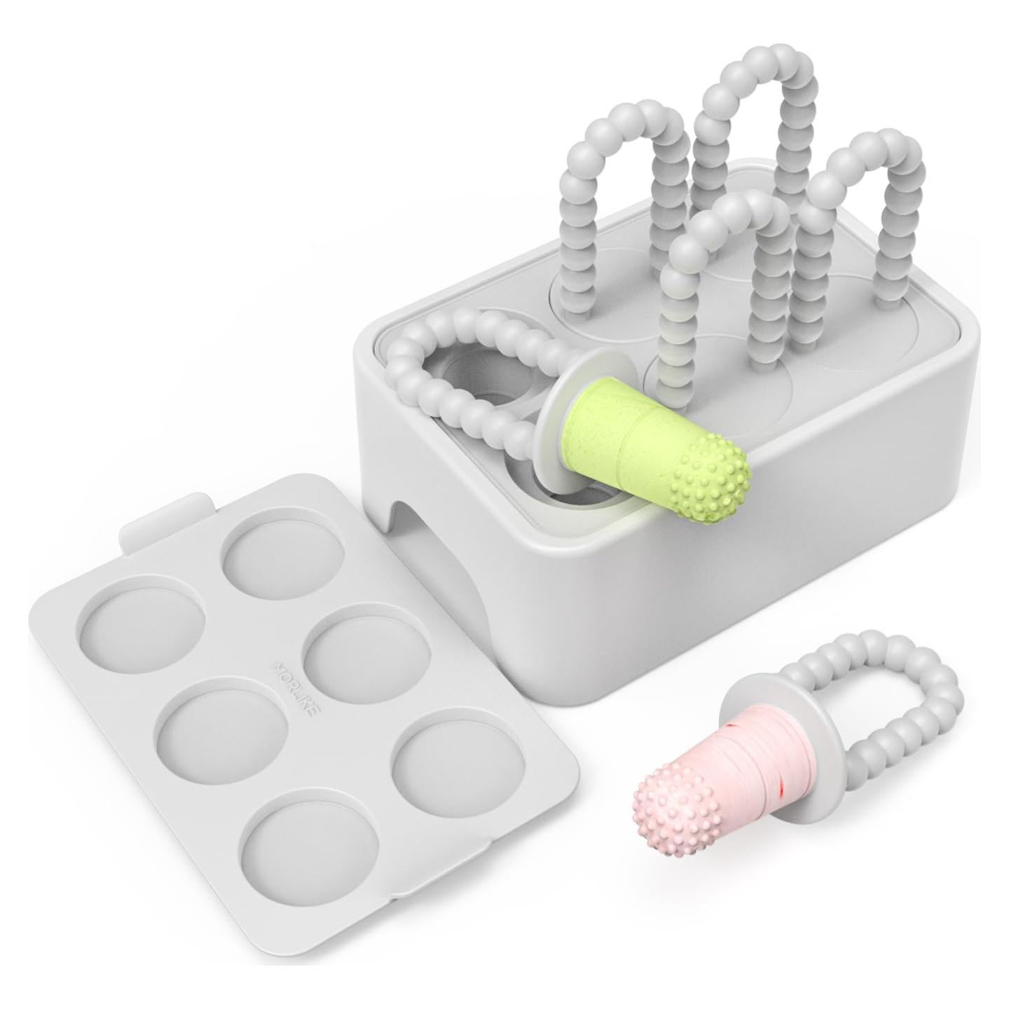 Molde de Paletas de Silicona Morlike para Bebés 6 Piezas