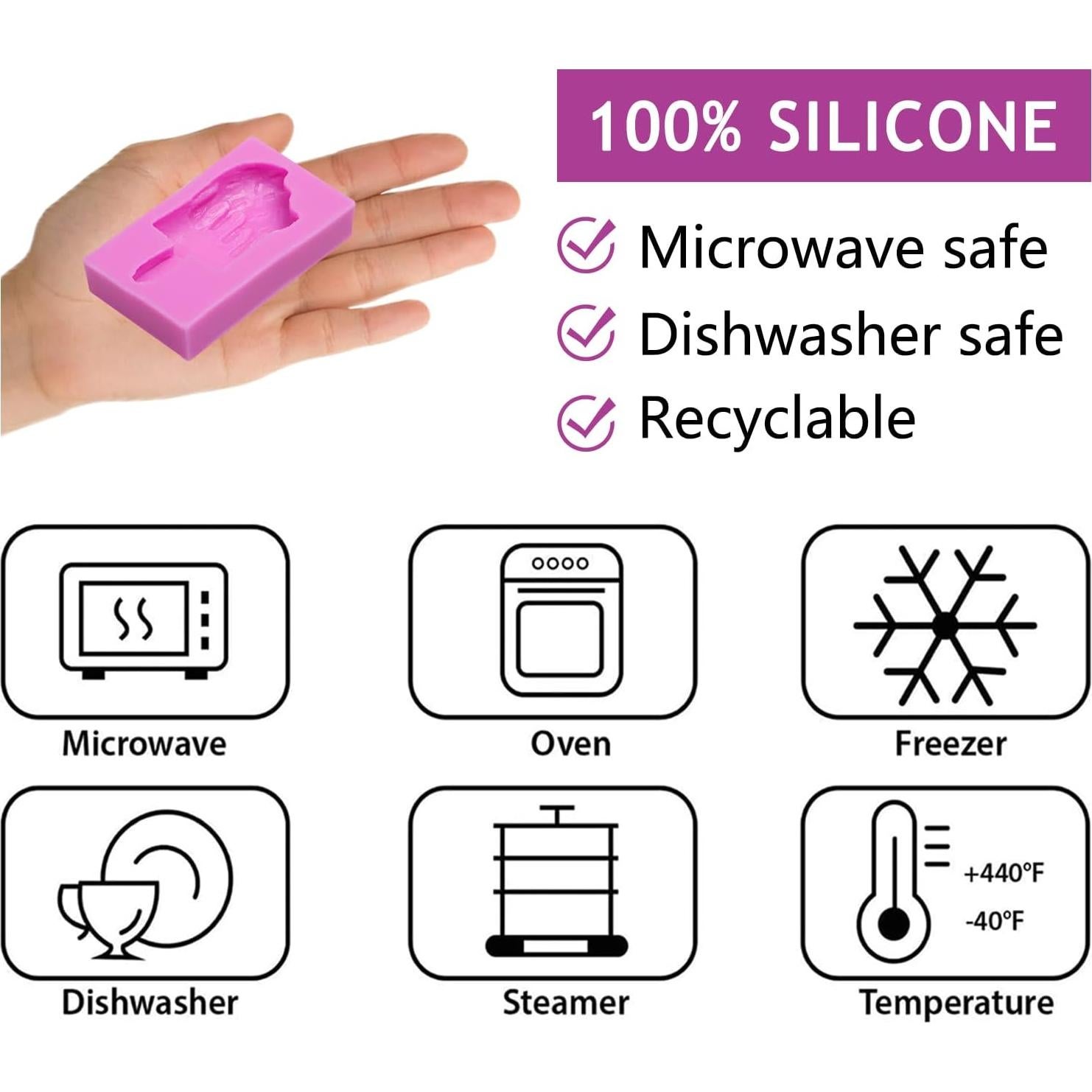 Moldes de Silicona para Helado Acvcatto - 5 Piezas