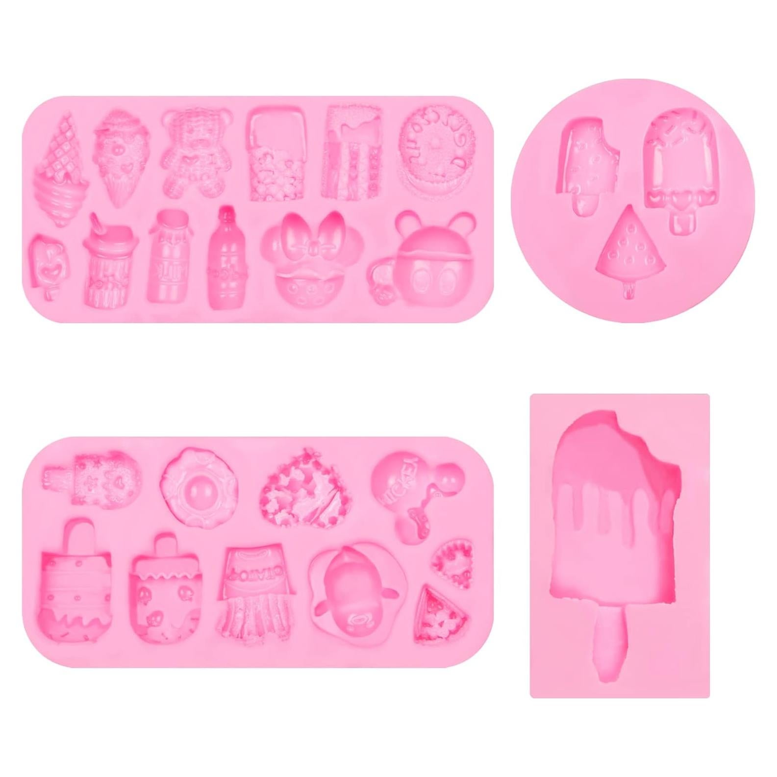 Moldes de Silicona para Helados 4 Pcs YWZBOMOLDRM