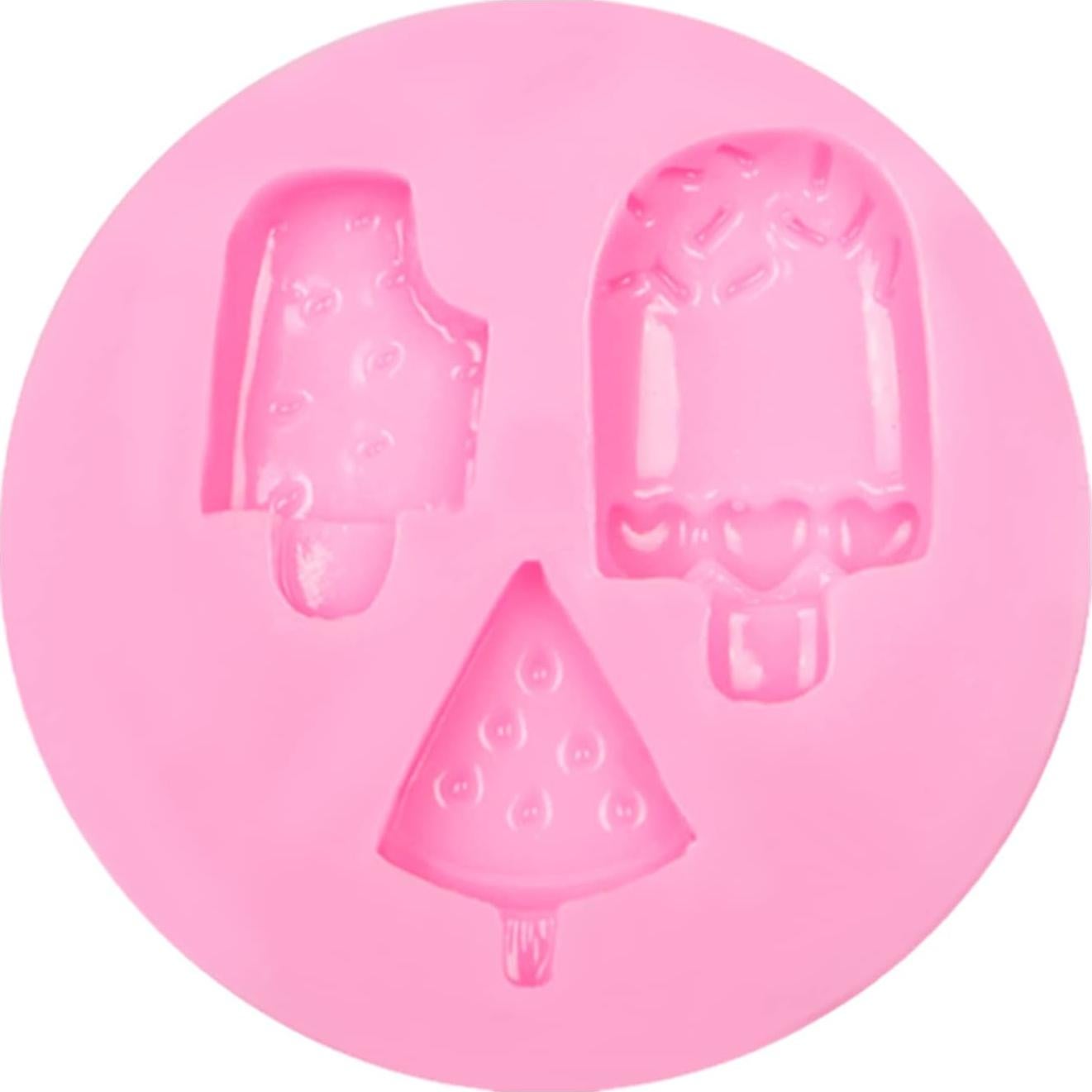 Moldes de Silicona para Helados 4 Pcs YWZBOMOLDRM