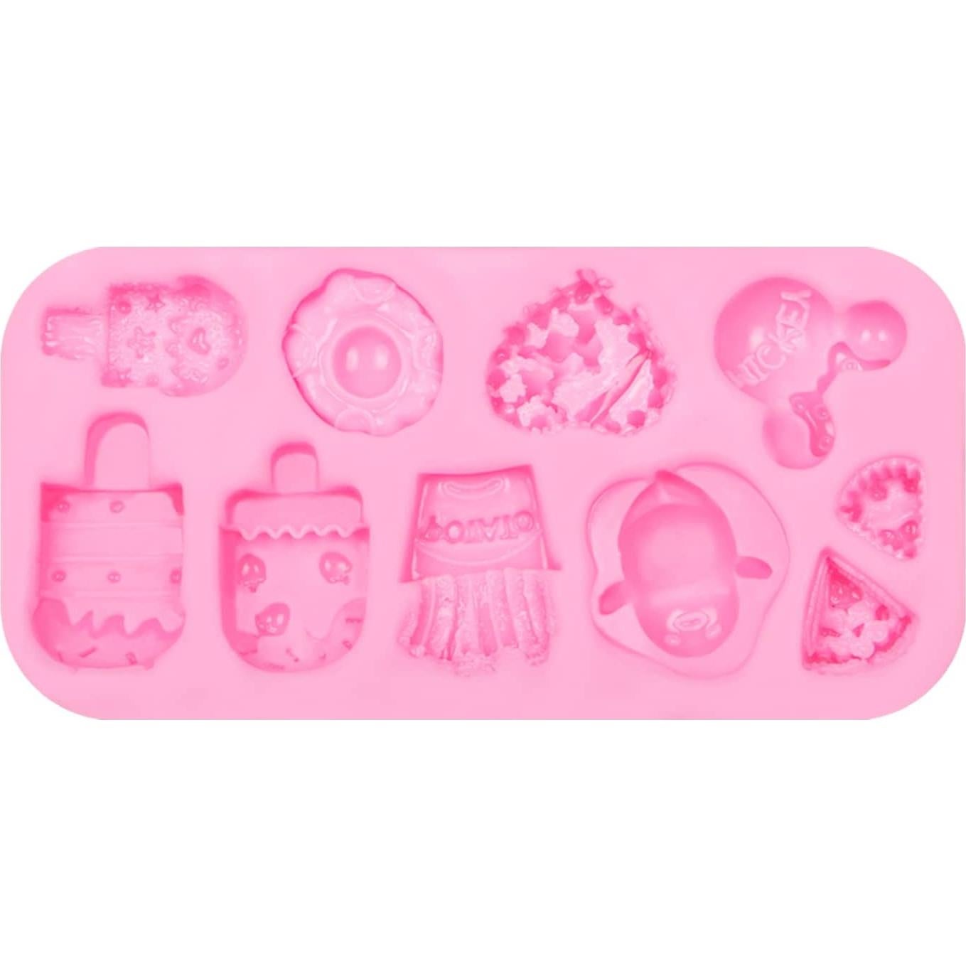 Moldes de Silicona para Helados 4 Pcs YWZBOMOLDRM