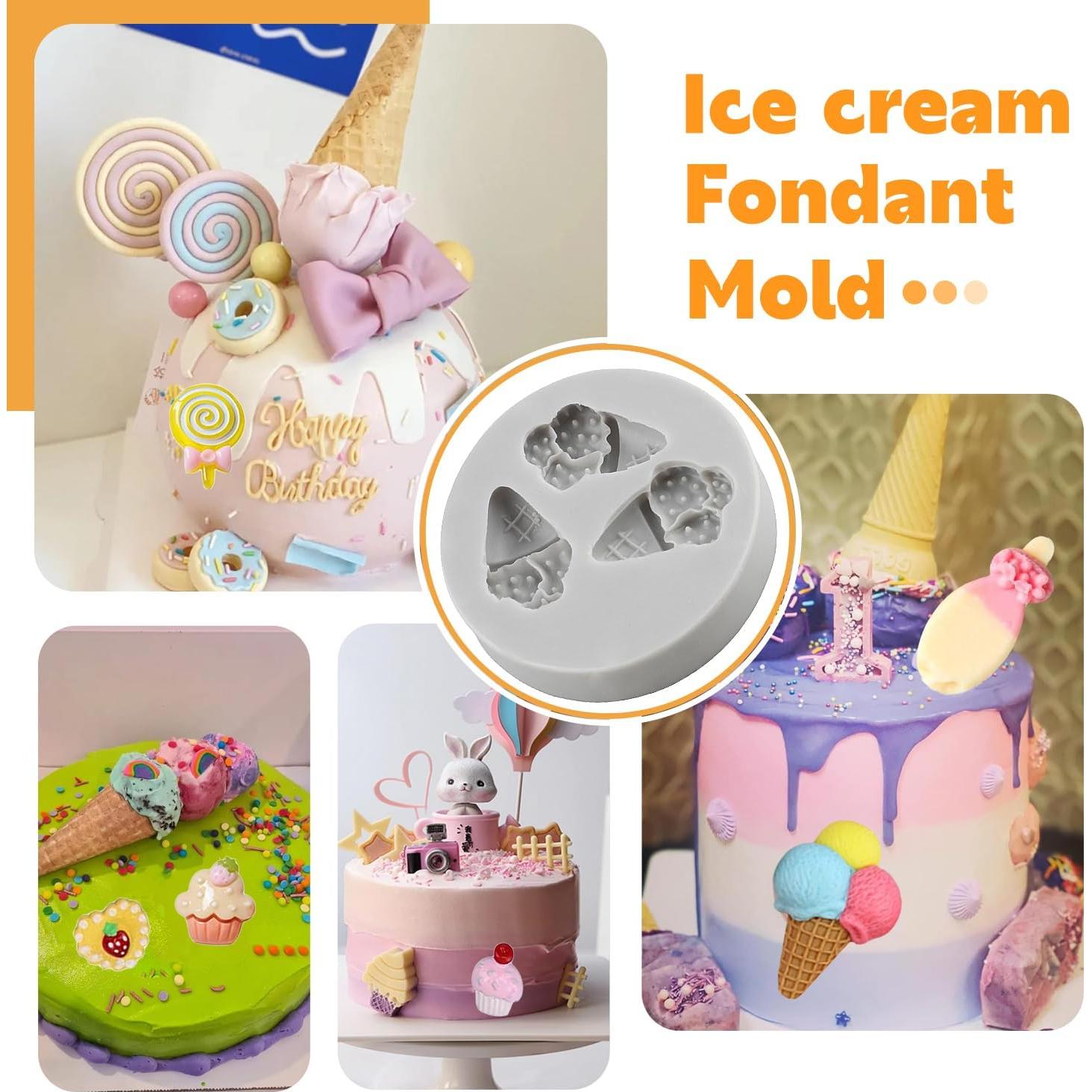 Moldes de Silicona para Helado Sijiangmold Set de 7 Piezas