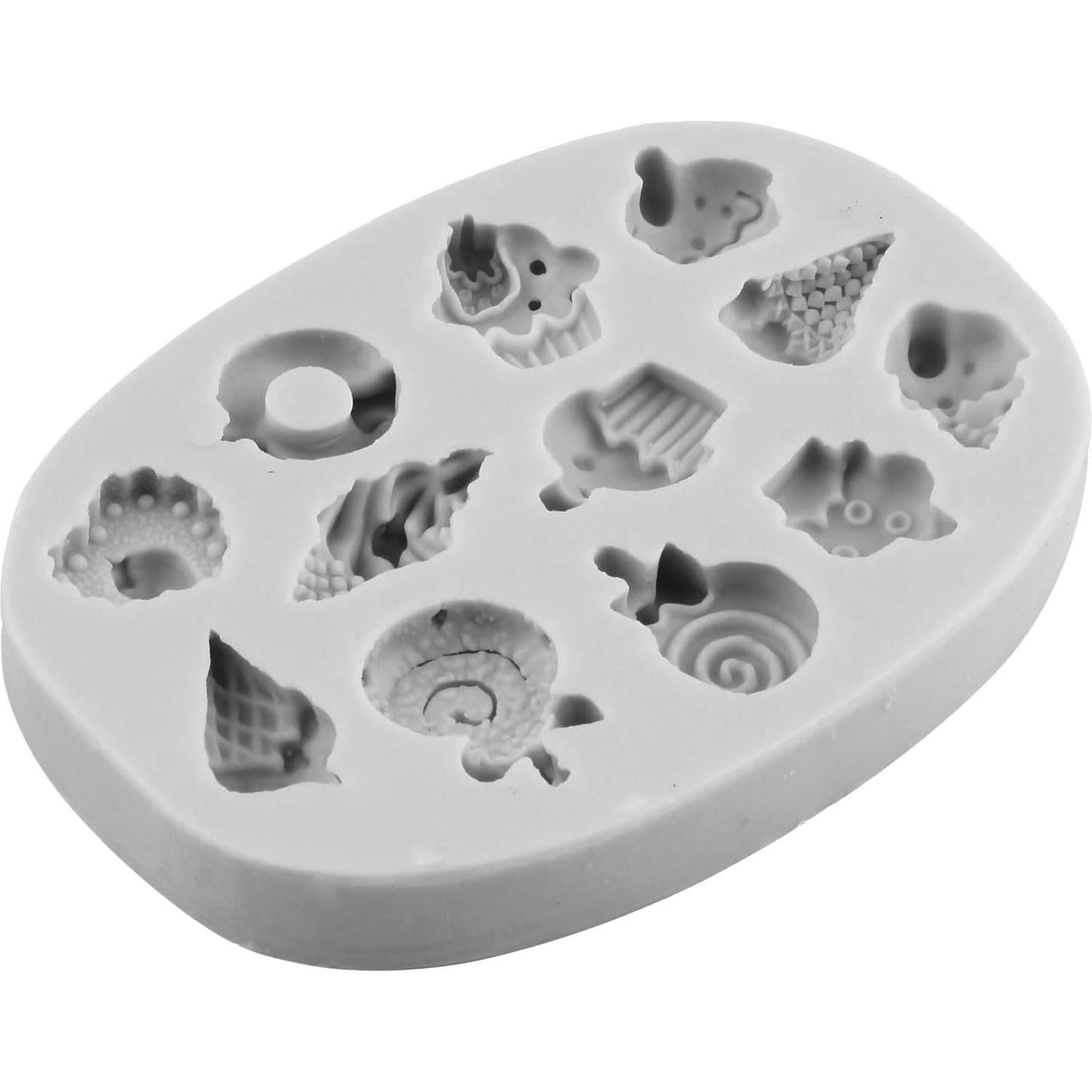 Moldes de Silicona para Helado Sijiangmold Set de 7 Piezas