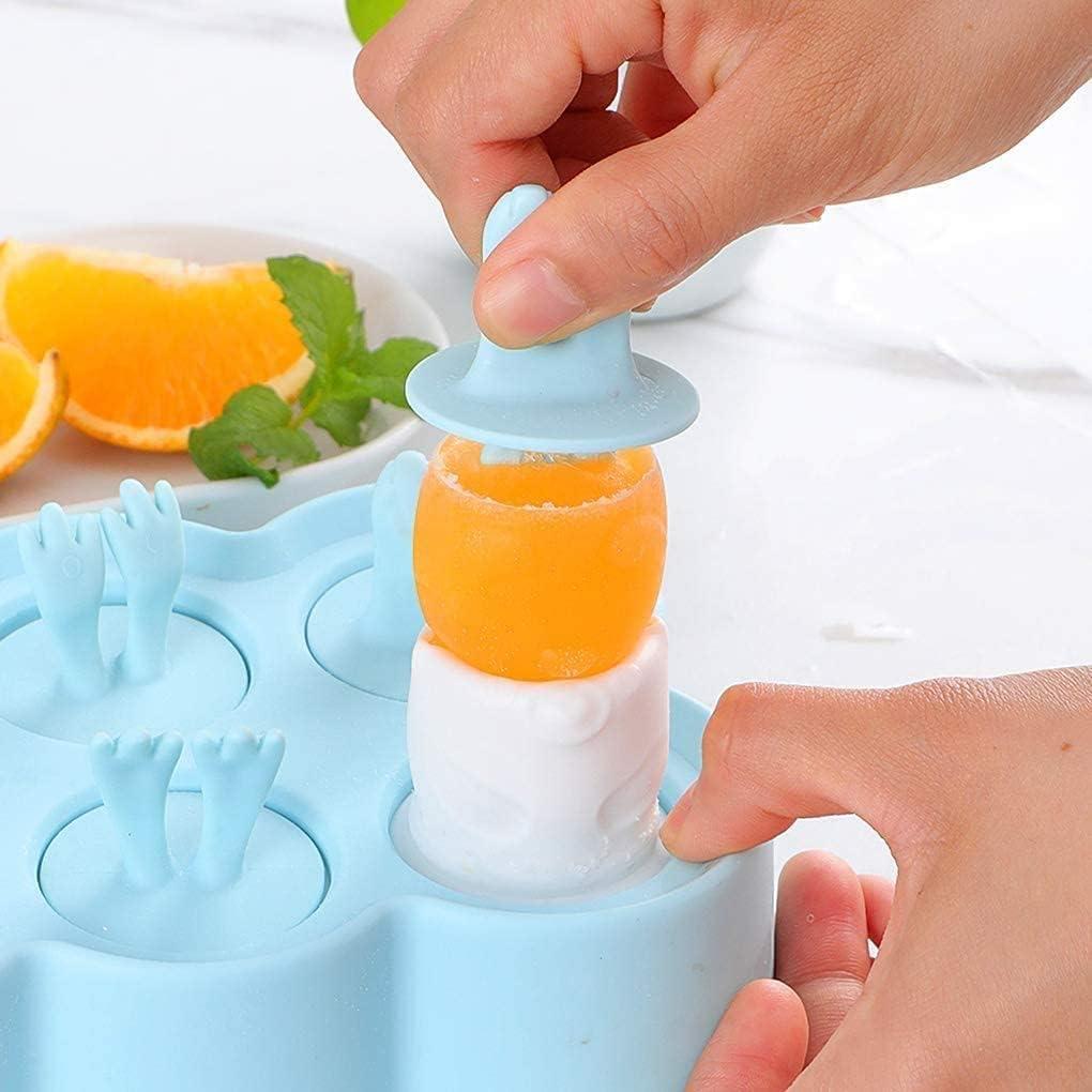 Mini Moldes de Paletas de Hielo JTW Sin BPA 6 Cavidades