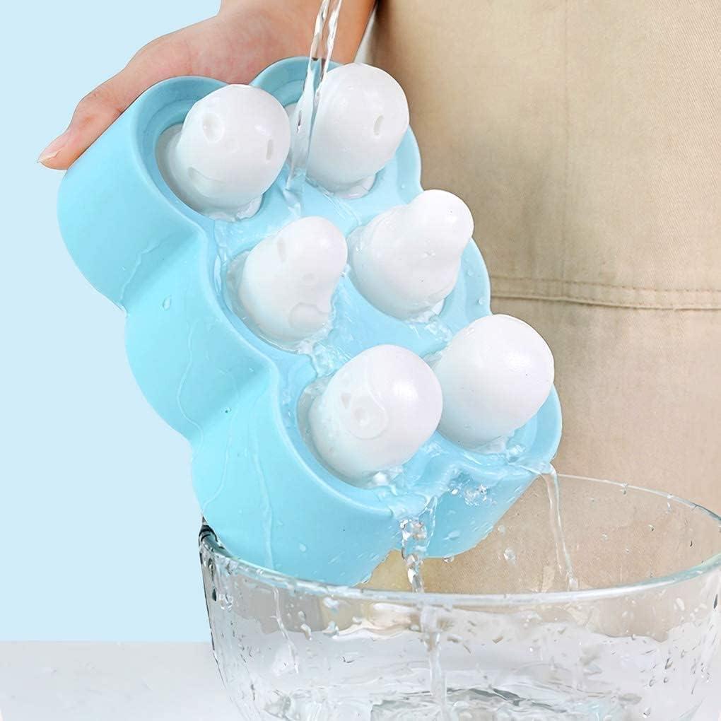 Mini Moldes de Paletas de Hielo JTW Sin BPA 6 Cavidades