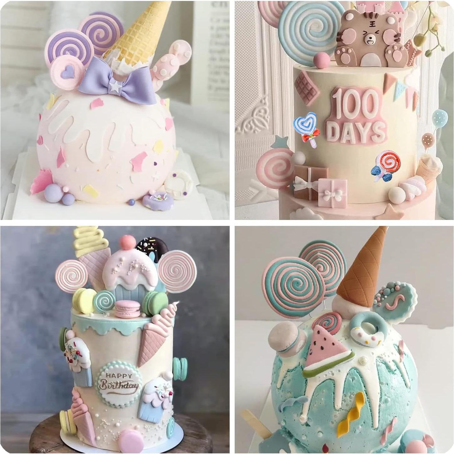 Moldes de Silicona para Helado MIYAHOUSE Set de 4 Piezas