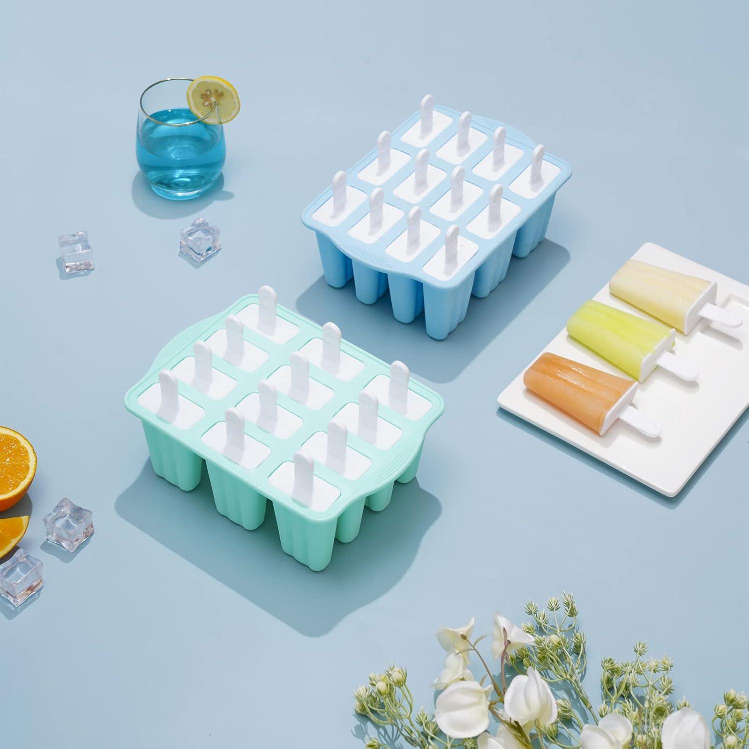 Moldes de Paletas de Silicona Bell Dream 12 Cavidades Verde