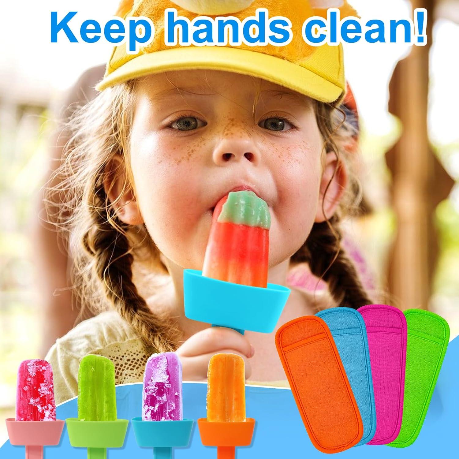 AIERSA Set 8 Soportes y Fundas para Paletas Niños Silicona