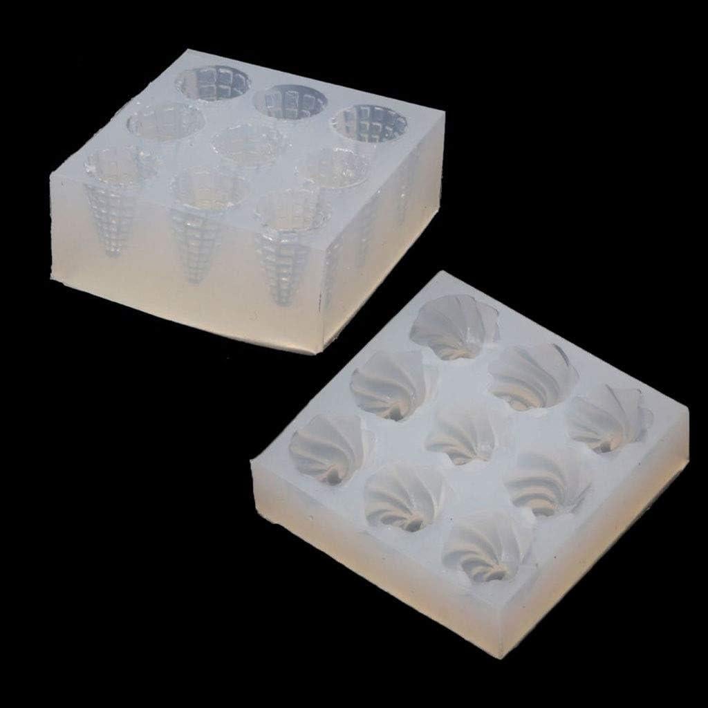 Molde de Silicona W-LOVE Cono de Helado Mini 5x5cm