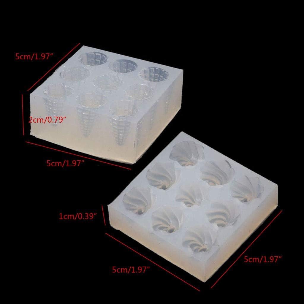 Molde de Silicona W-LOVE Cono de Helado Mini 5x5cm