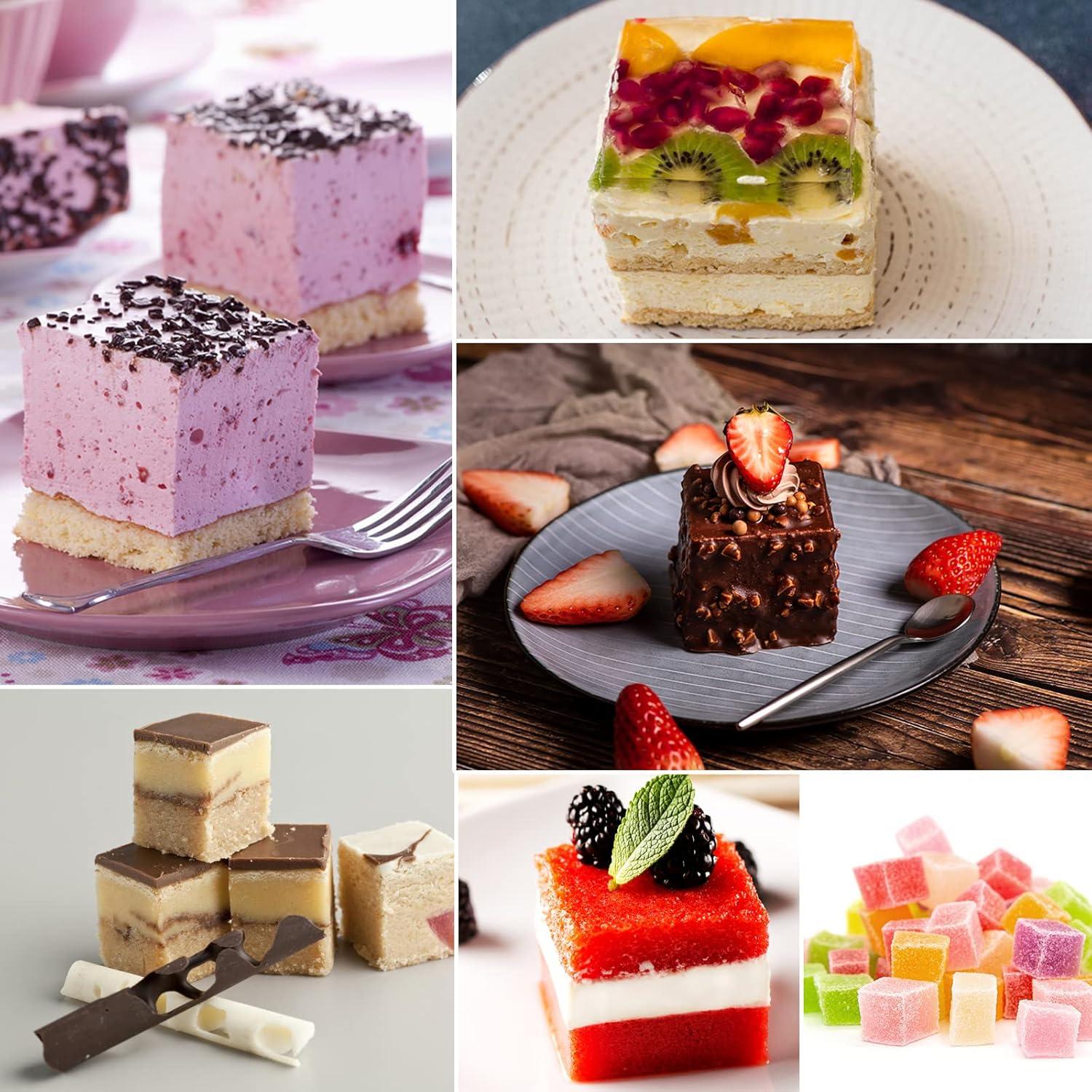 Molde de Silicona Cuadrado Goensjt 2 Piezas 15 Cavidades