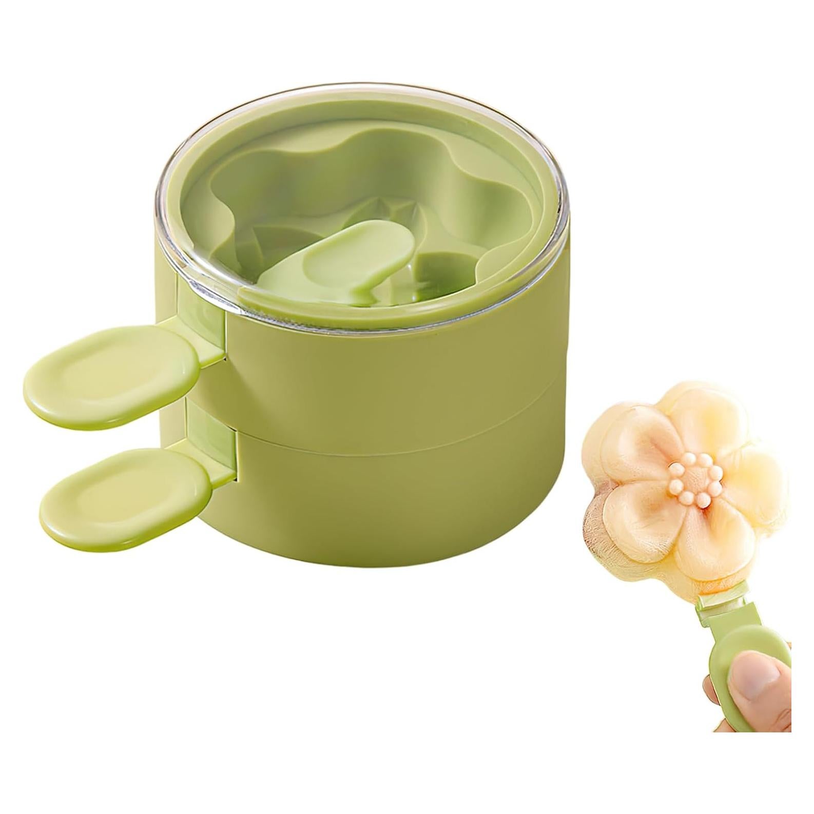 Molde de Helado de Silicona Boxkat Verde Doble Capa 6,1 cm