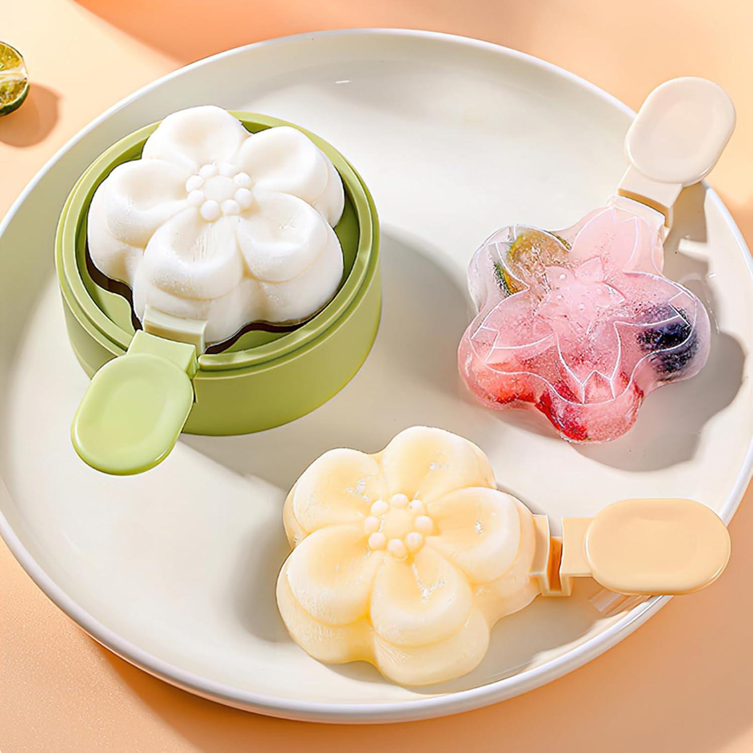 Molde de Helado de Silicona Boxkat Verde Doble Capa 6,1 cm