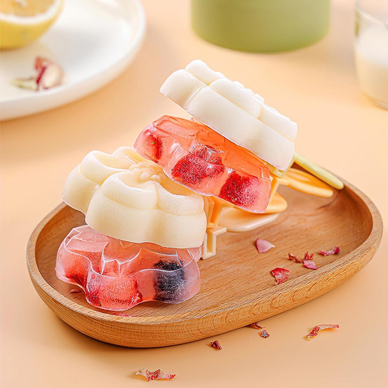 Molde de Helado de Silicona Boxkat Verde Doble Capa 6,1 cm