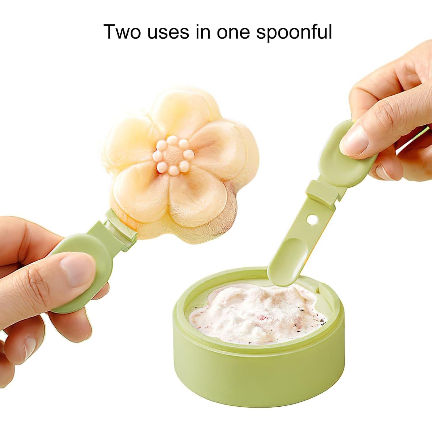 Molde de Helado de Silicona Boxkat Verde Doble Capa 6,1 cm