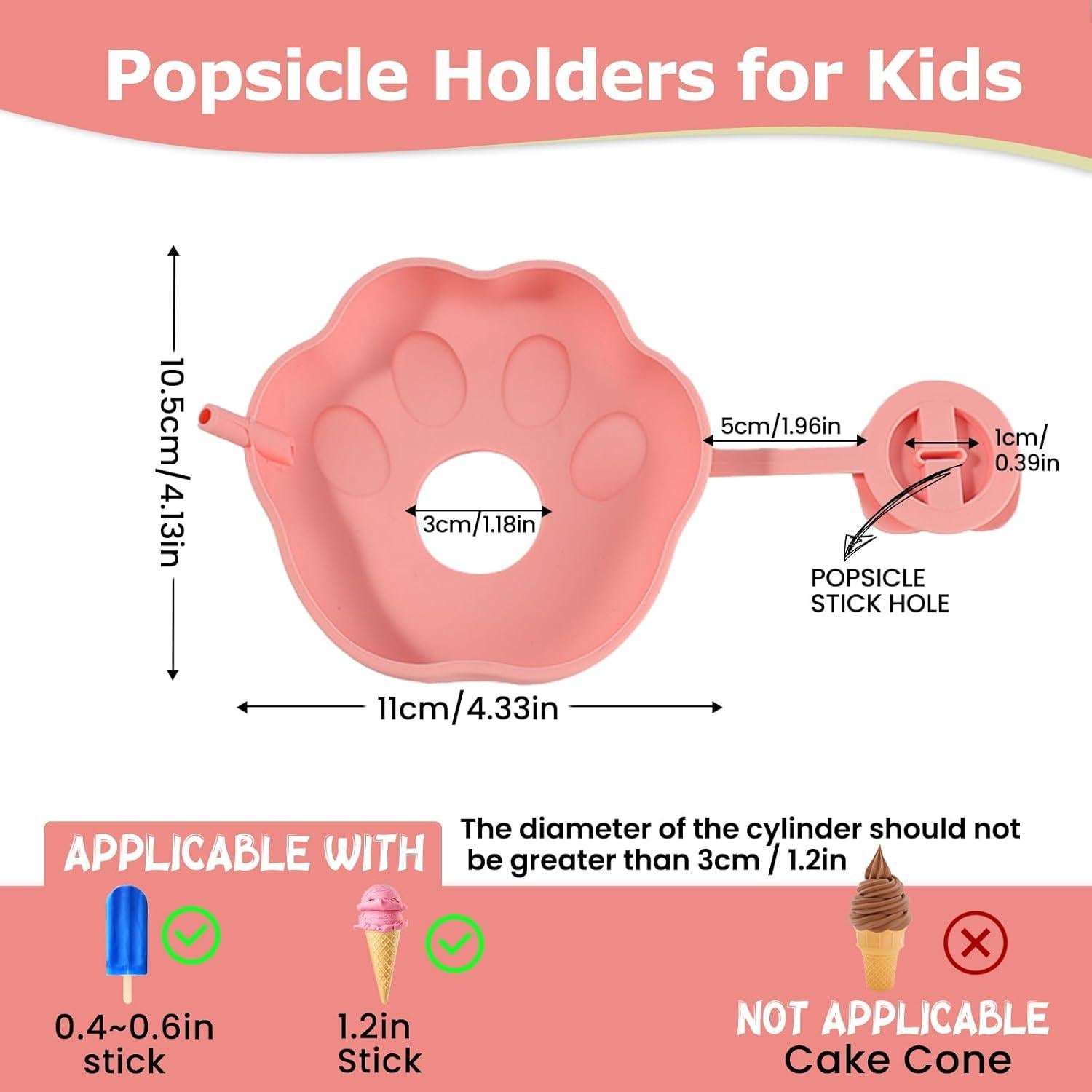 Soportes de Paletas de Silicona HULIYANG para Niños