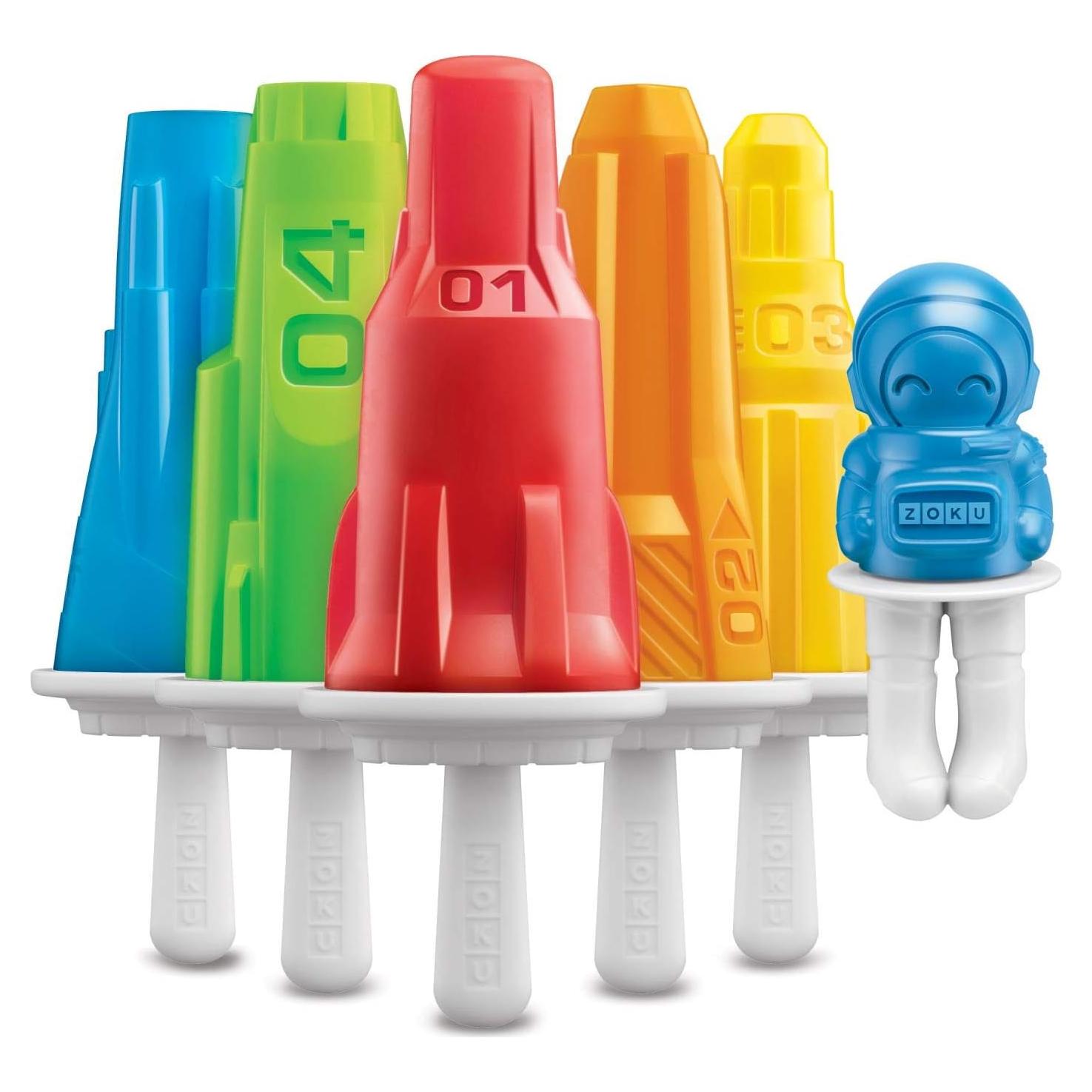 Moldes de Paletas de Hielo ZOKU Espacio, 6 Piezas Sin BPA