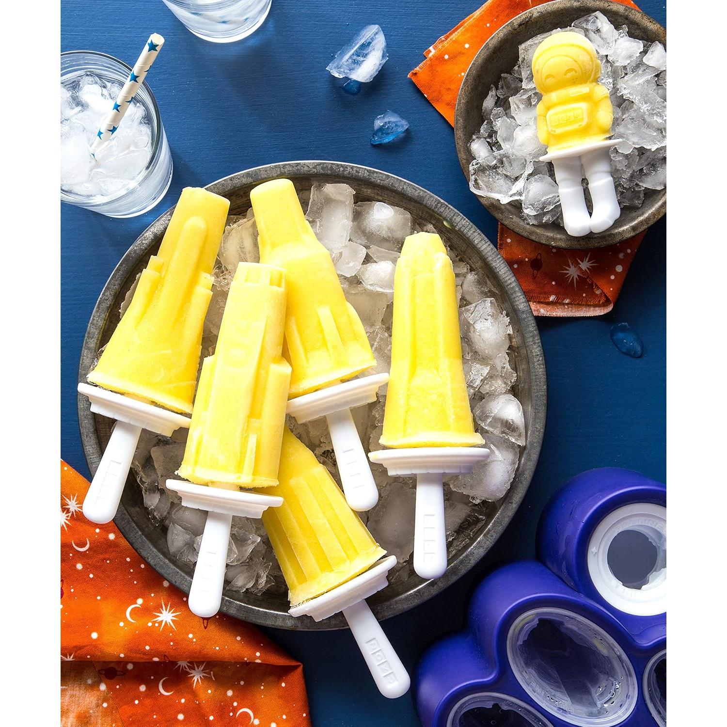 Moldes de Paletas de Hielo ZOKU Espacio, 6 Piezas Sin BPA