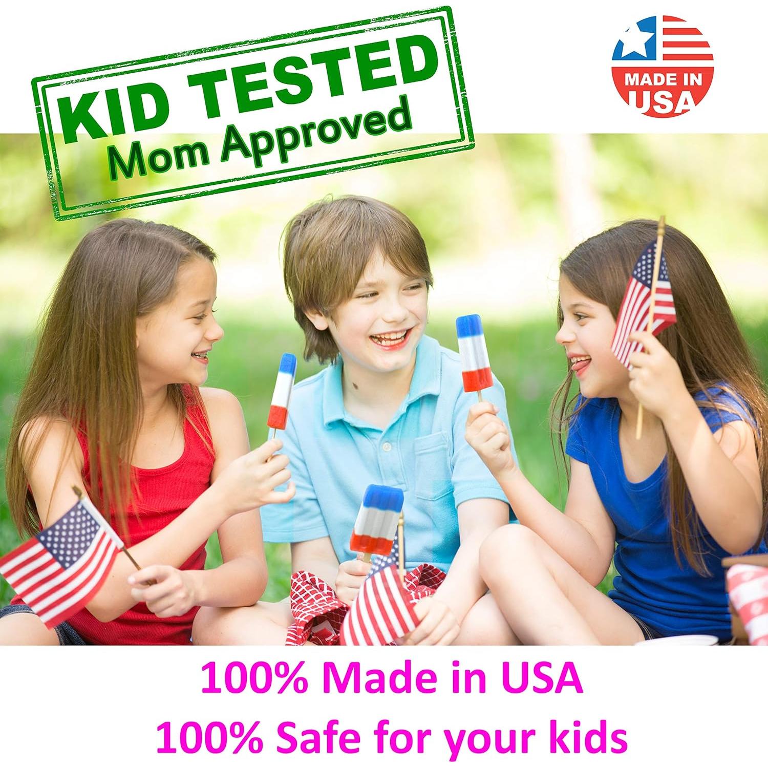 Kit de Moldes para Paletas Heezy - 10 Moldes 63,87 ml Azul