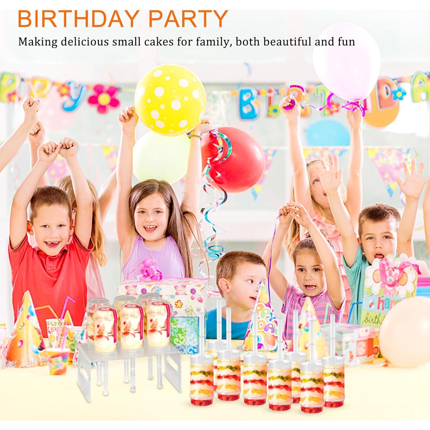 Paquete de 24 Contenedores Push Pop Csdtylh 88ml Reutilizables