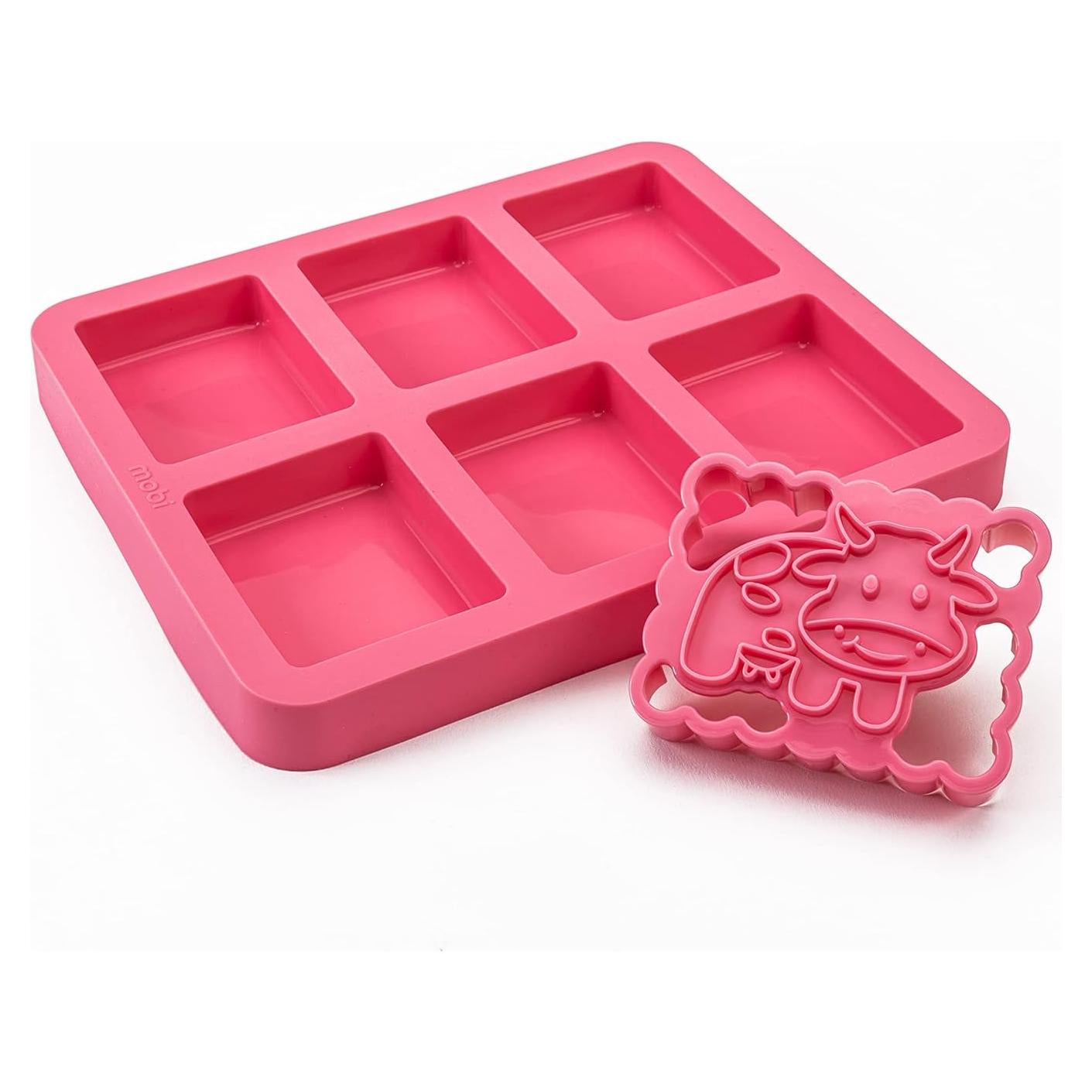 Molde de Silicona para Sándwich de Helado Mobi Vaca