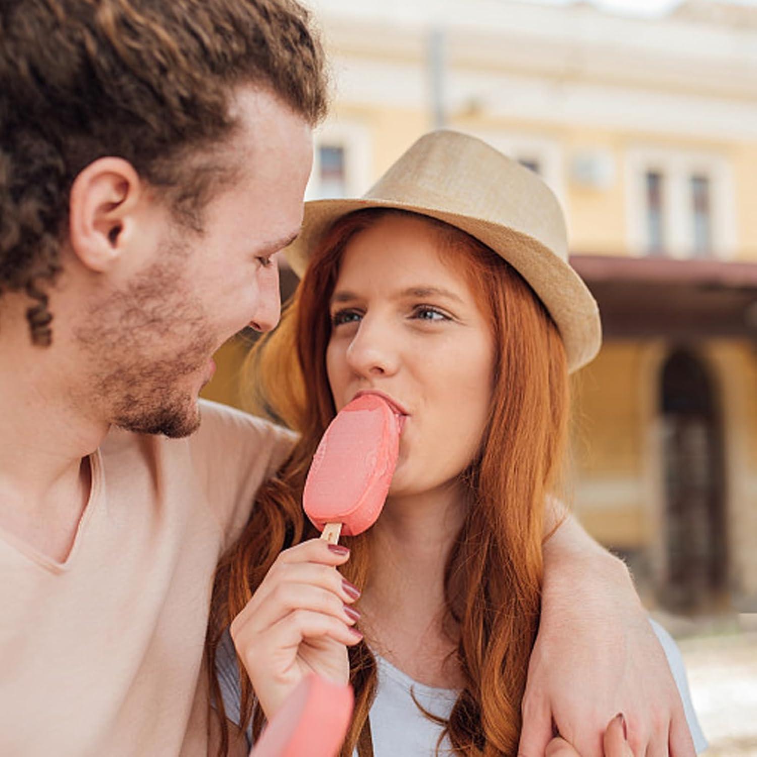 Moldes de Silicona para Paletas JIELUO - 2 Piezas con 4 Cavidades