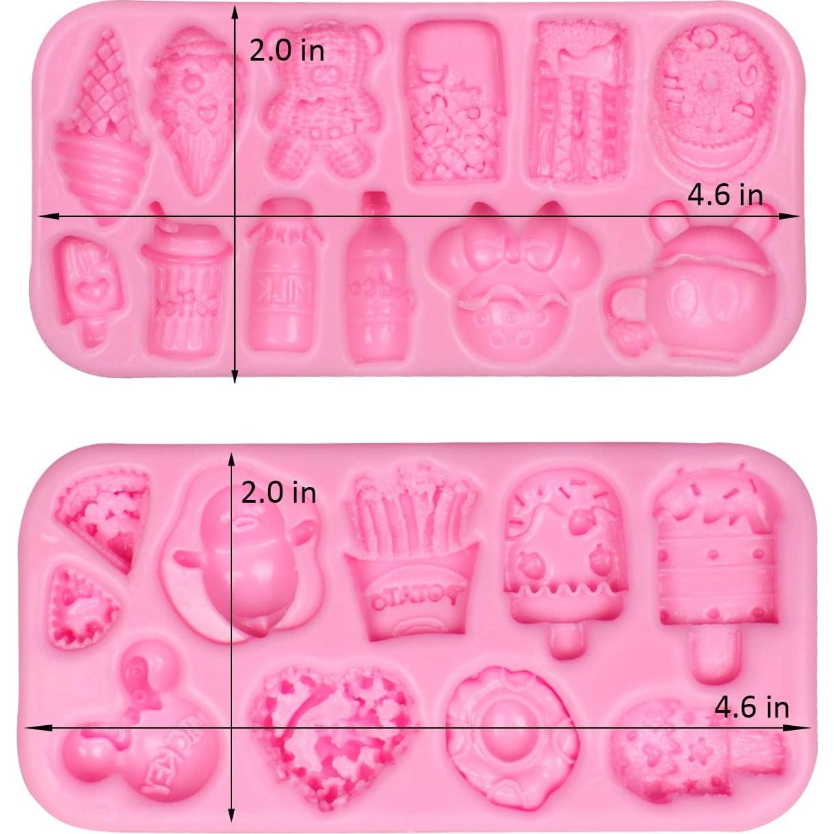Moldes de Silicona para Helado LCcakem - 2 Piezas