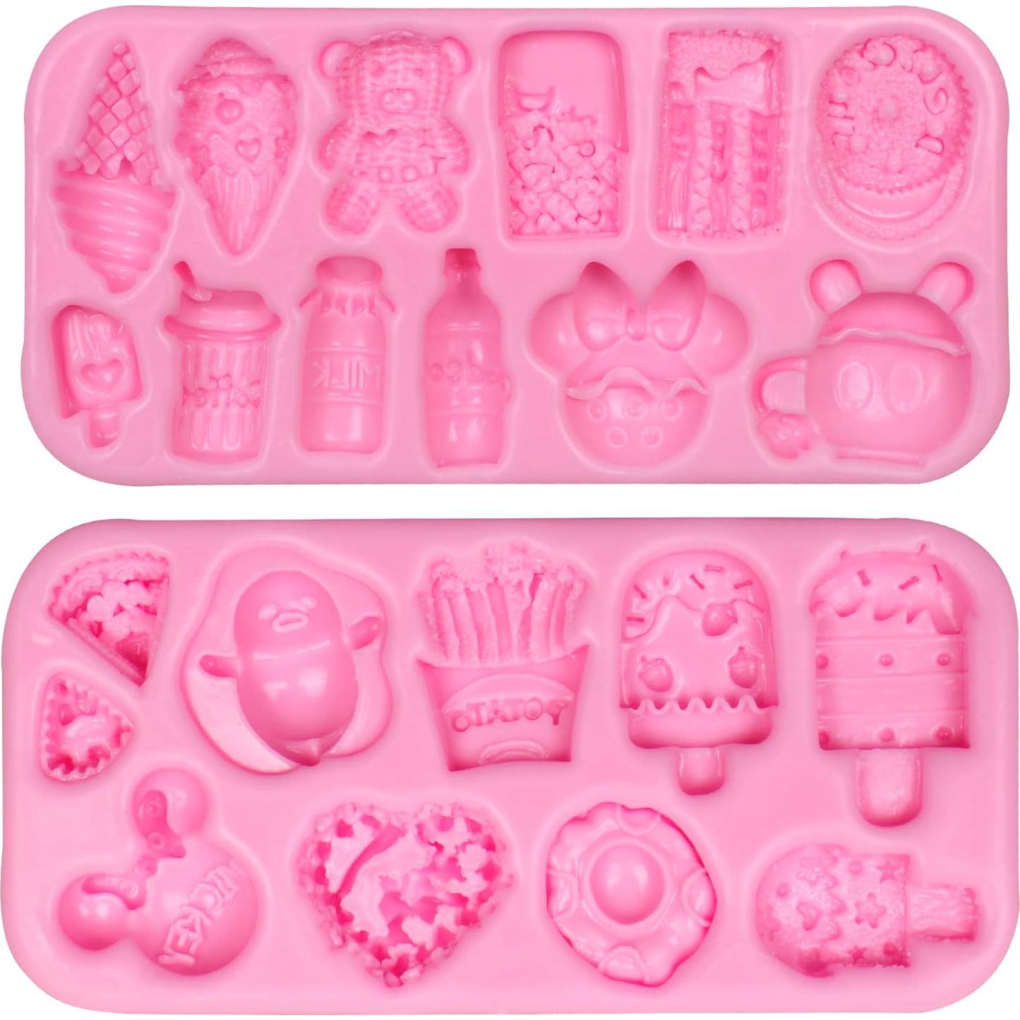 Moldes de Silicona para Helado LCcakem - 2 Piezas