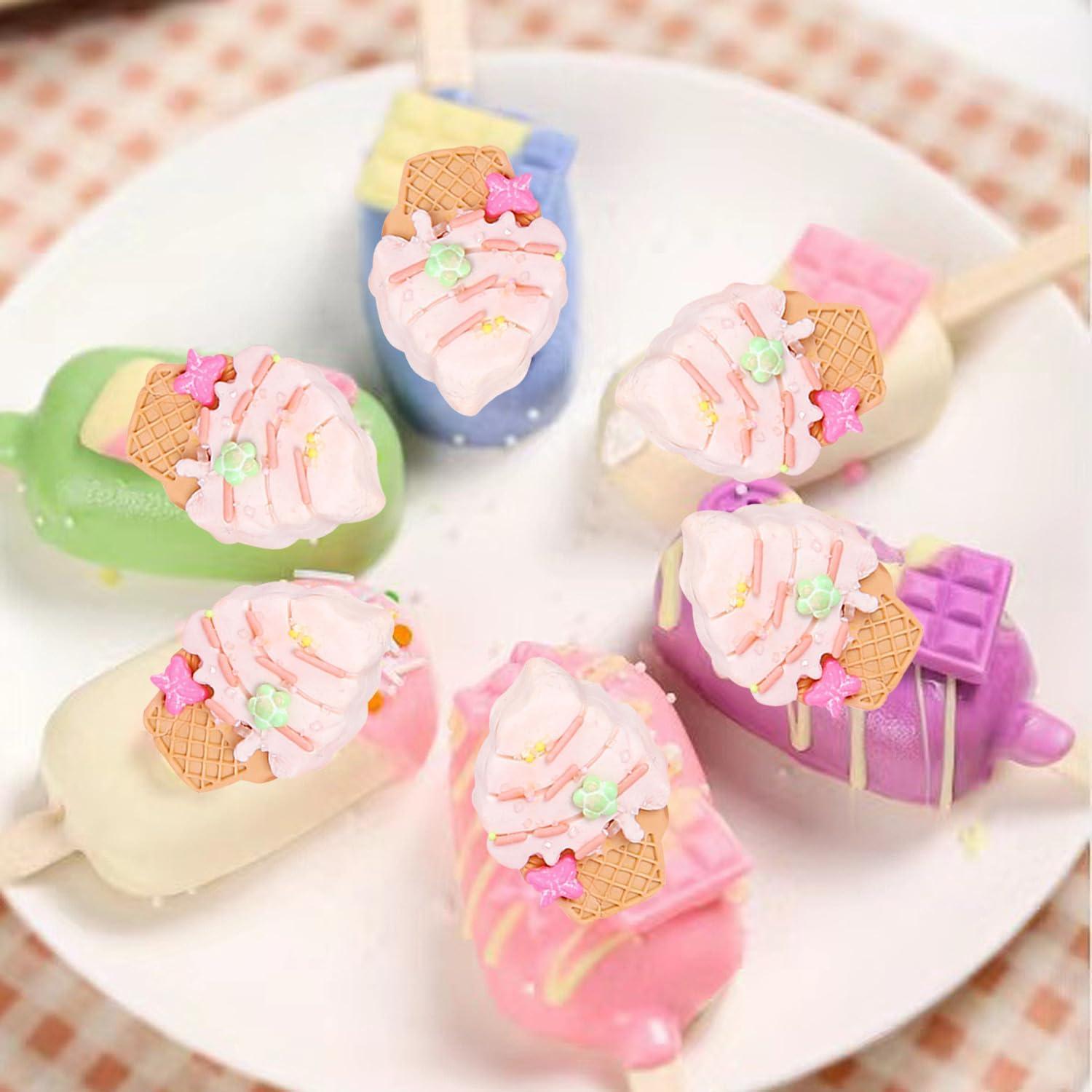 Molde de Silicona para Fondant Helado YIHUOMOLDS 8x7 cm