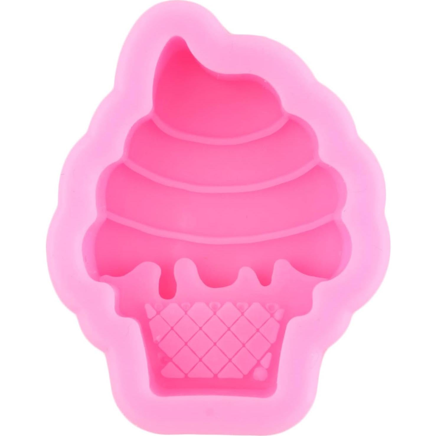 Molde de Silicona para Fondant Helado YIHUOMOLDS 8x7 cm